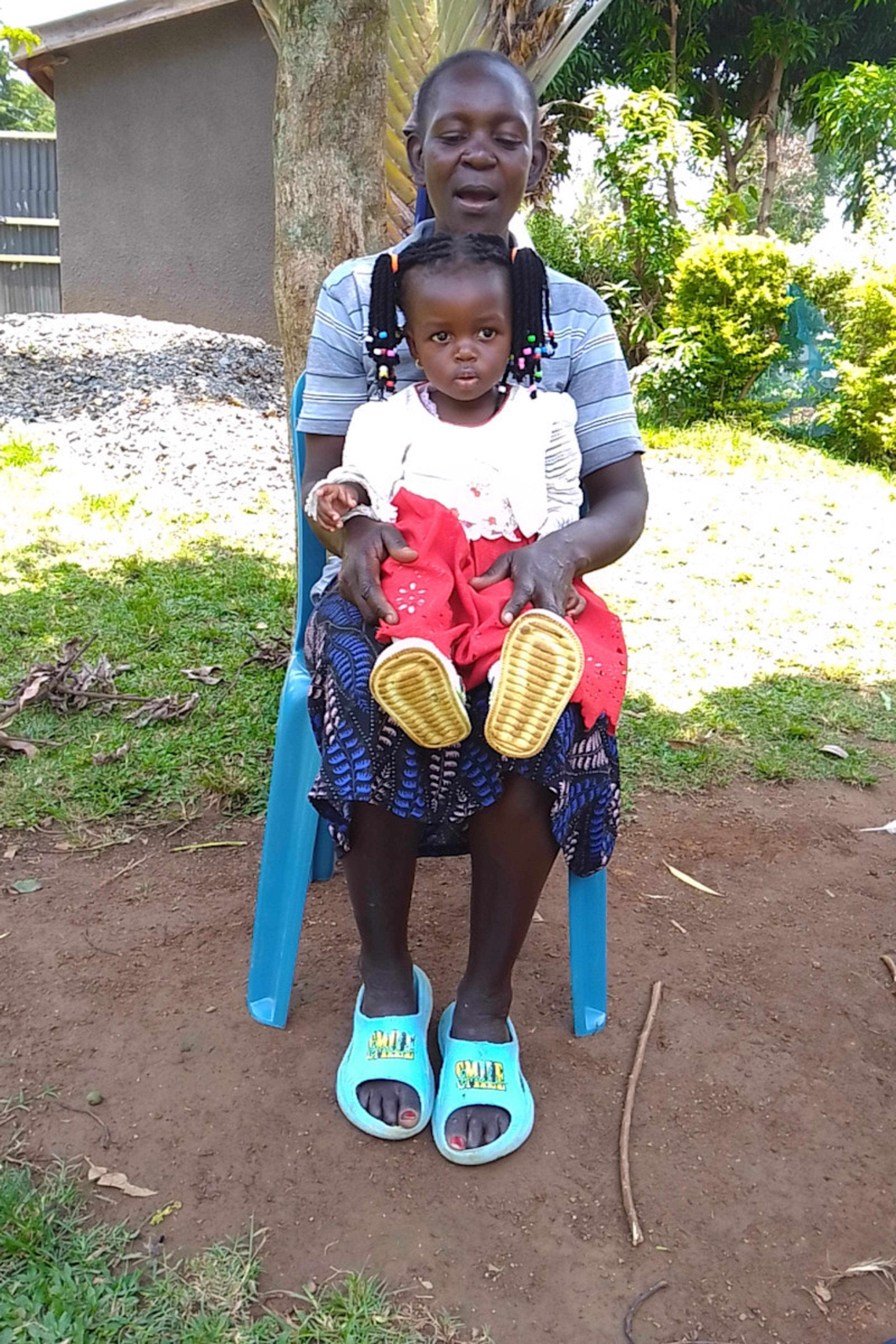 An unsponsored girl named Ambinata from Kenya who lives in an AIDS-affected area and has waited 364 days for a sponsor.