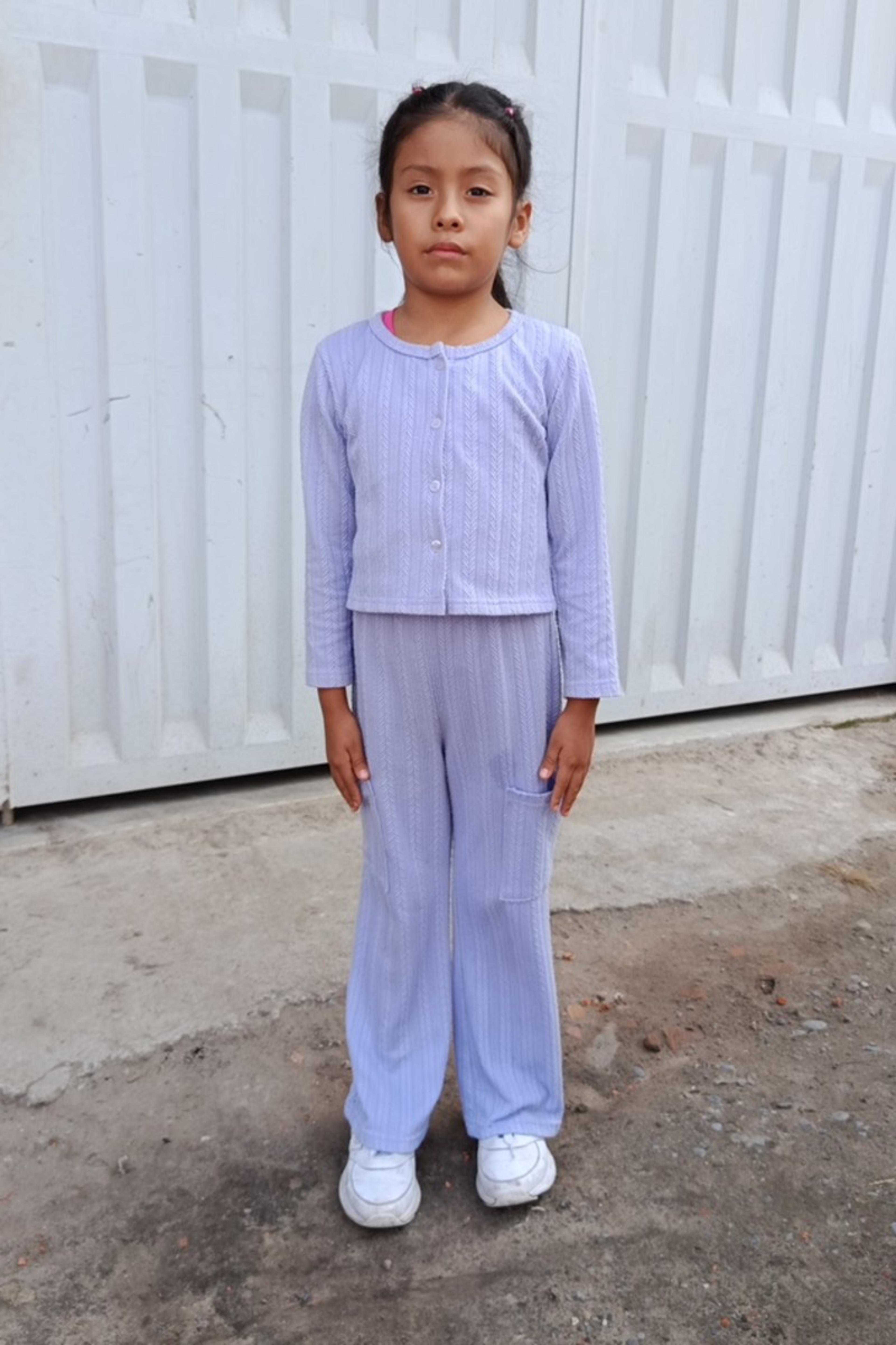 An unsponsored girl named Jasmin from Peru who has waited 326 days for a sponsor.