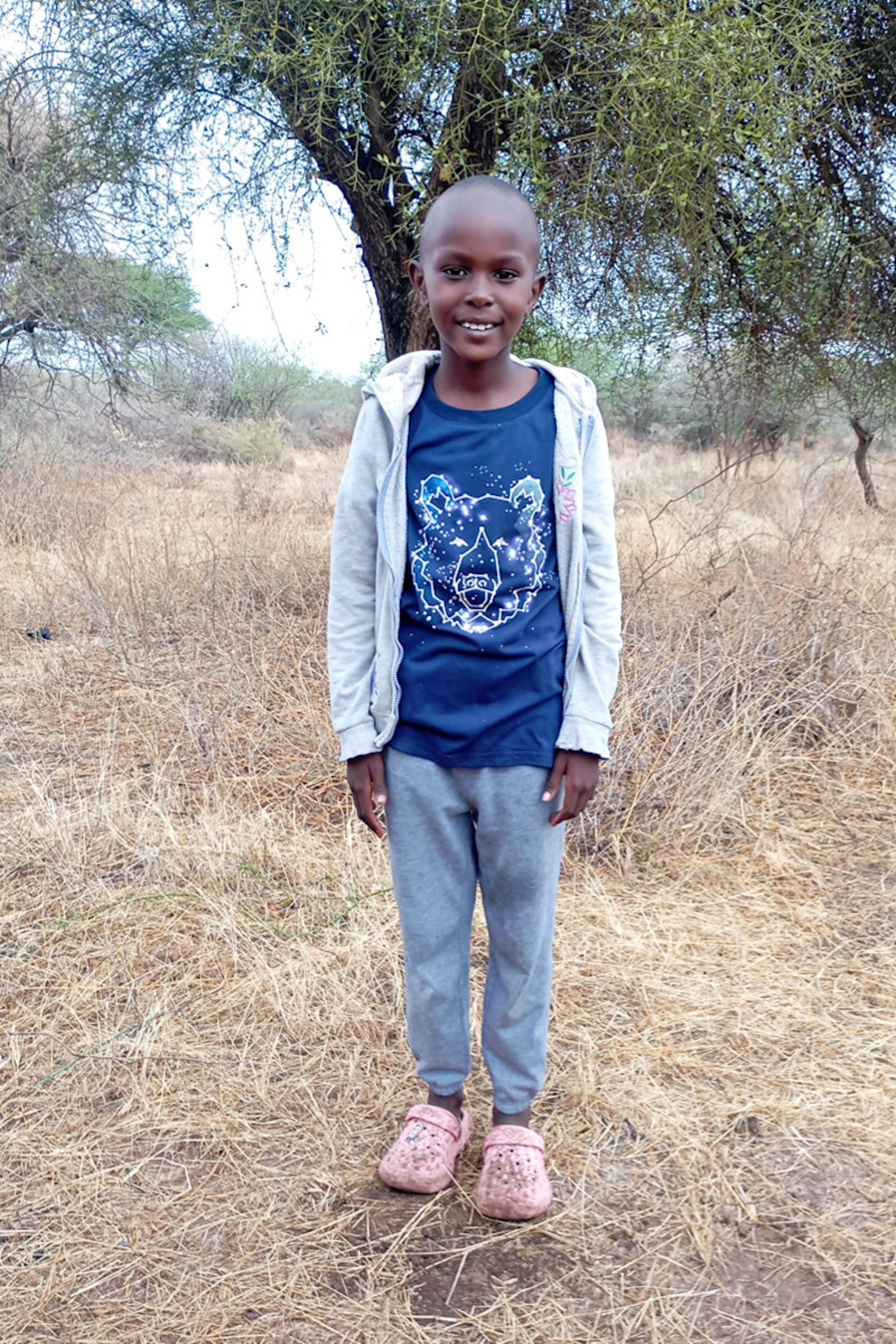 An unsponsored boy named Koshopa from Kenya who lives in an AIDS-affected area and has waited 335 days for a sponsor.