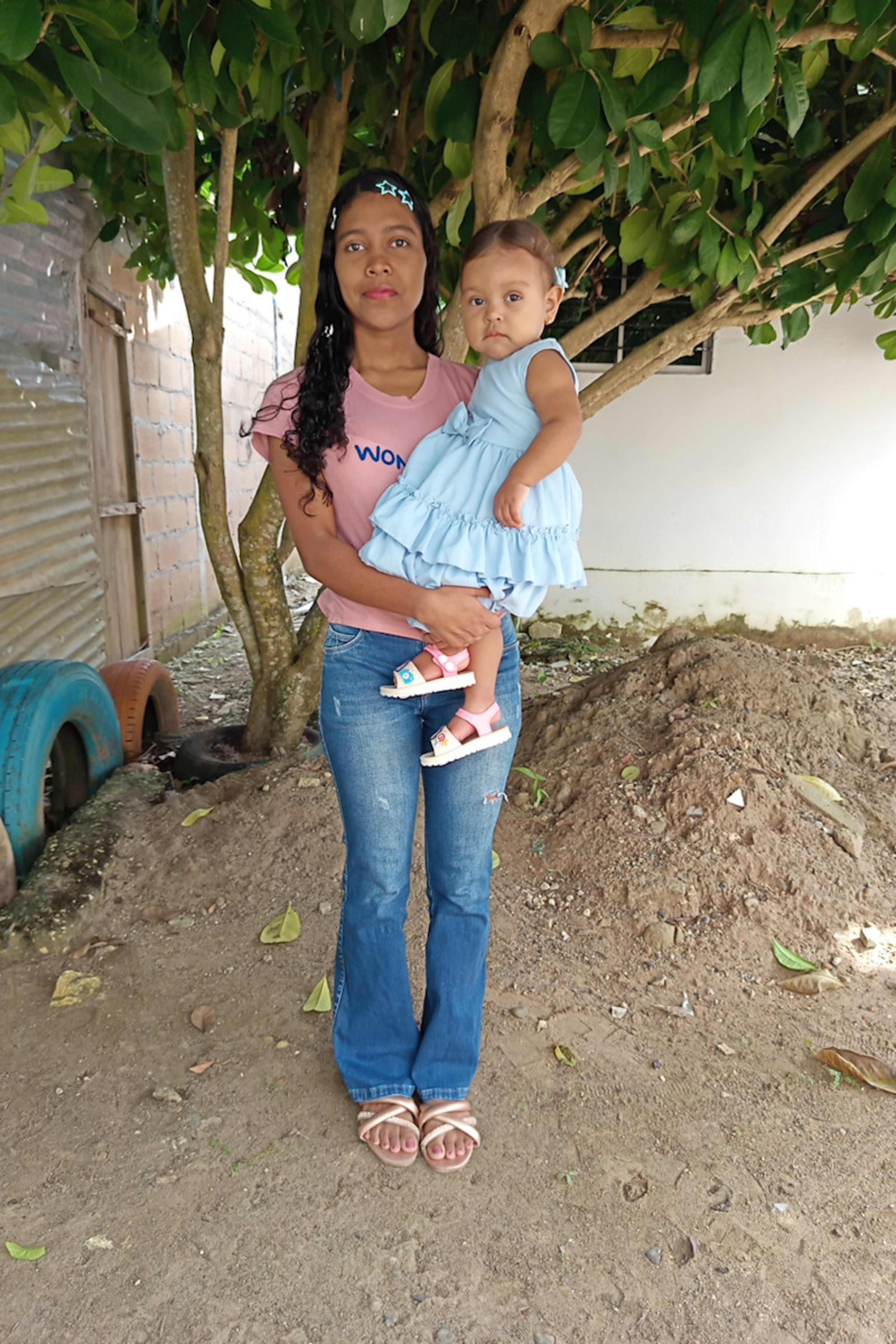 An unsponsored girl named Antonella from Colombia who has waited 333 days for a sponsor.