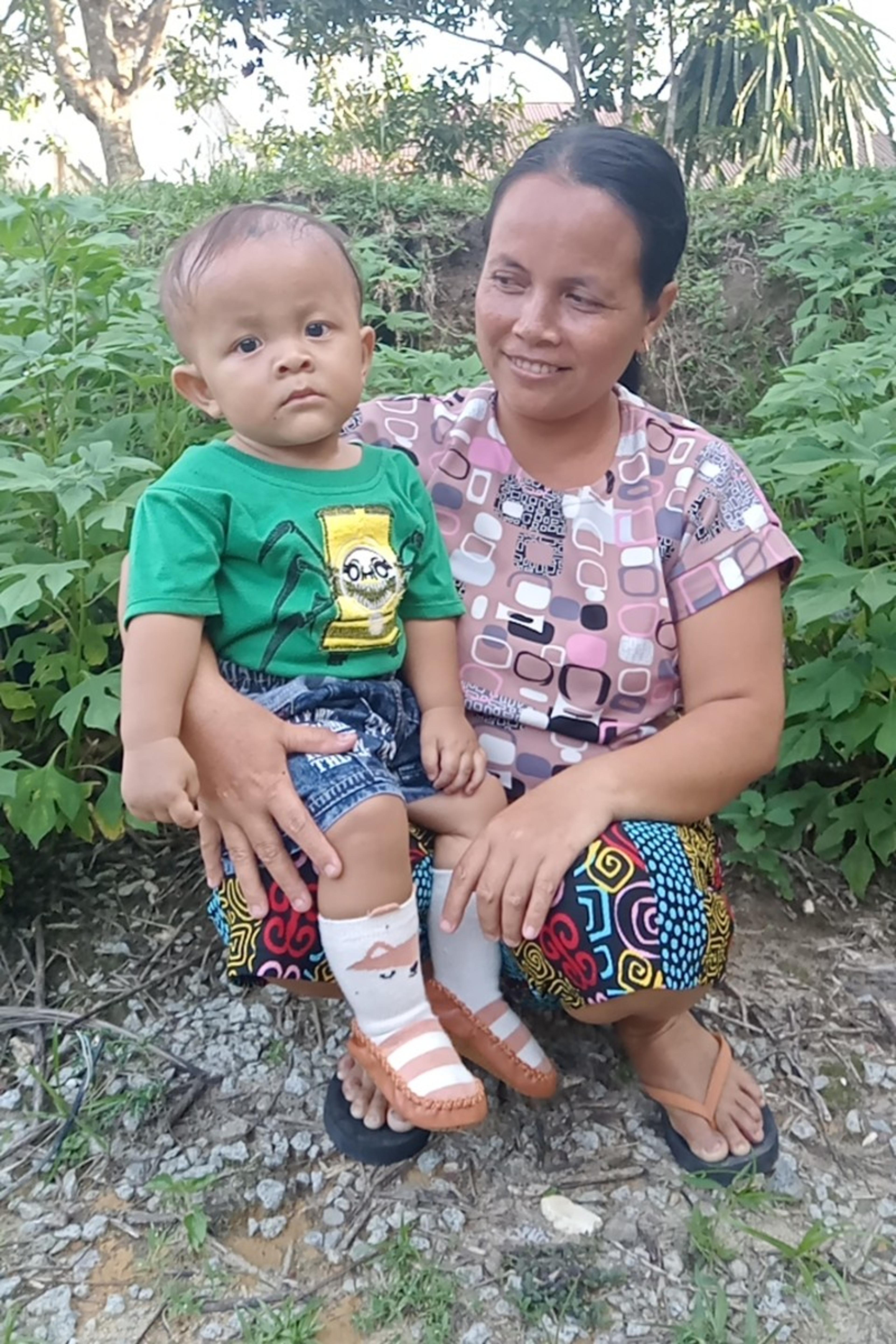 An unsponsored boy named Jordan from Indonesia who has waited 349 days for a sponsor.