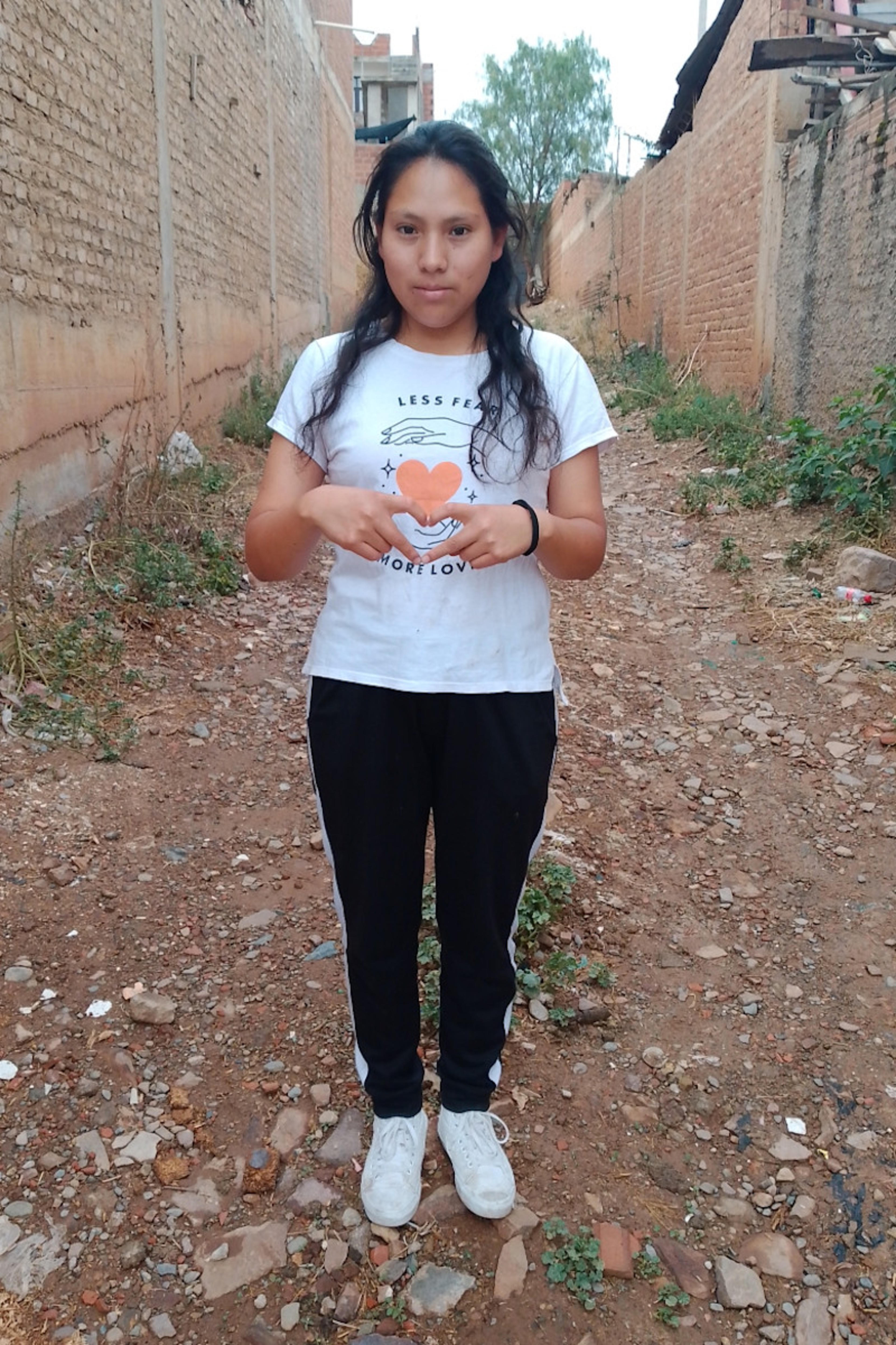 An unsponsored girl named Lilian from Bolivia who has waited 155 days for a sponsor.