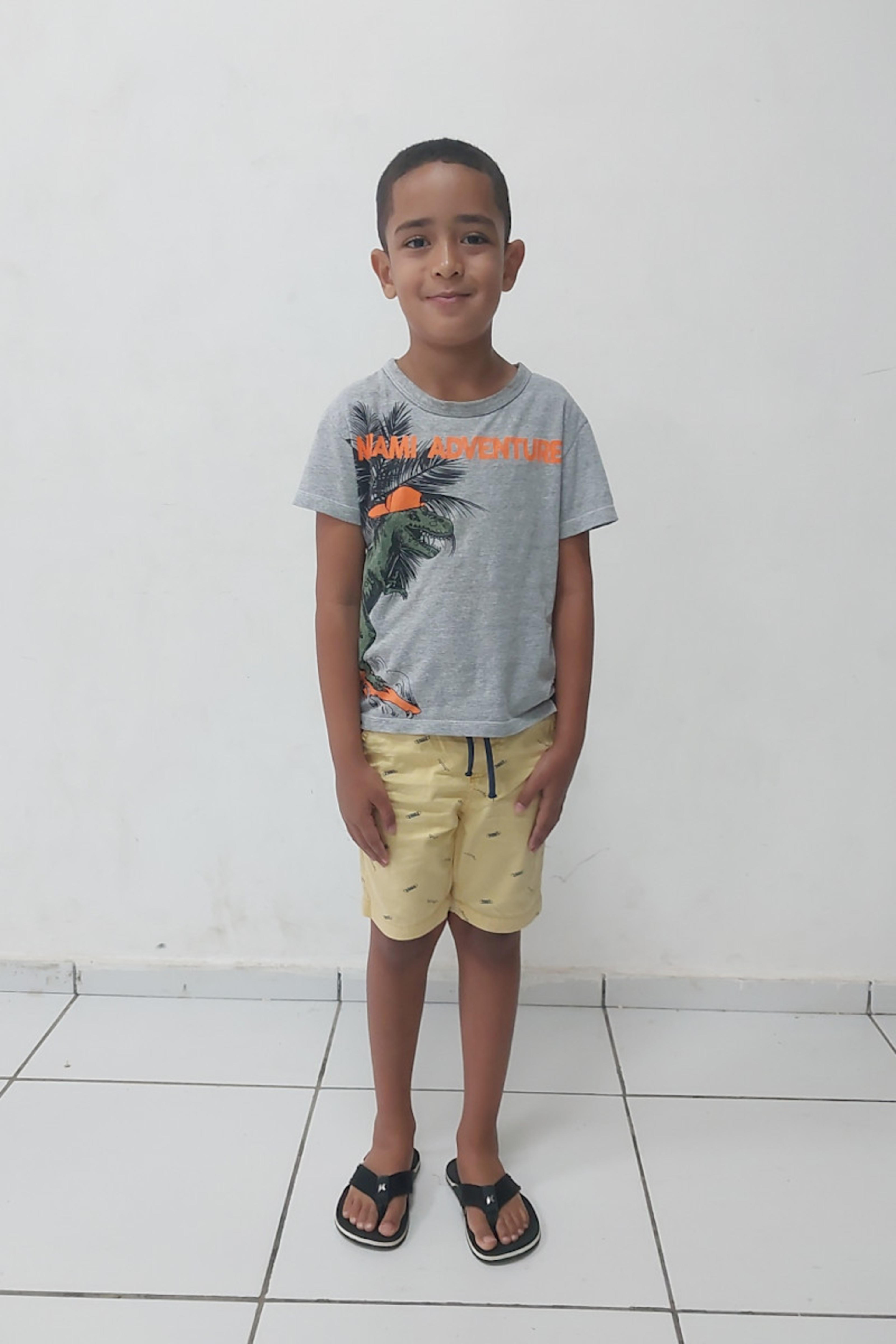 An unsponsored boy named Domiciano from Brazil who has waited 369 days for a sponsor.