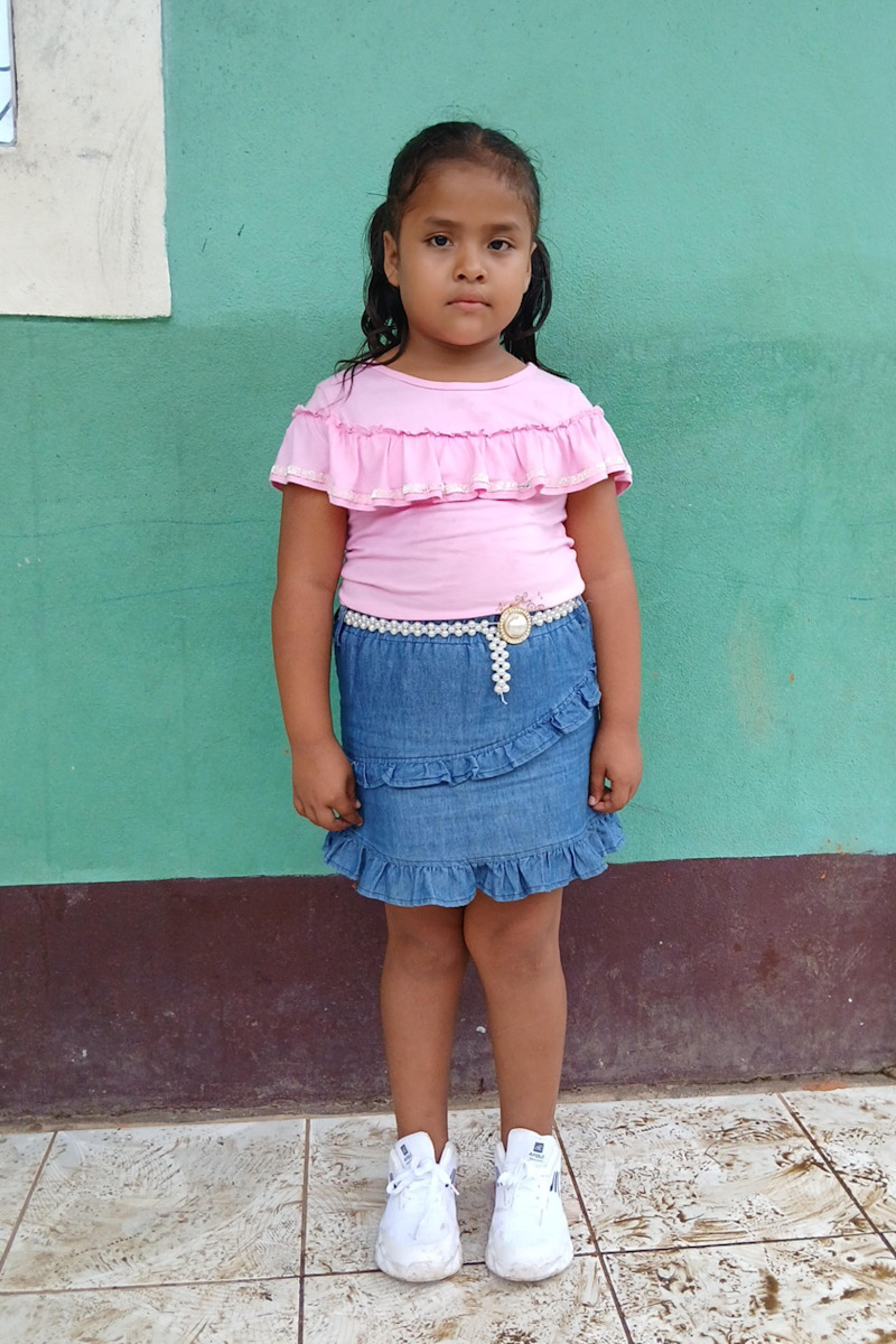 An unsponsored girl named Nasling from Nicaragua who has waited 662 days for a sponsor.