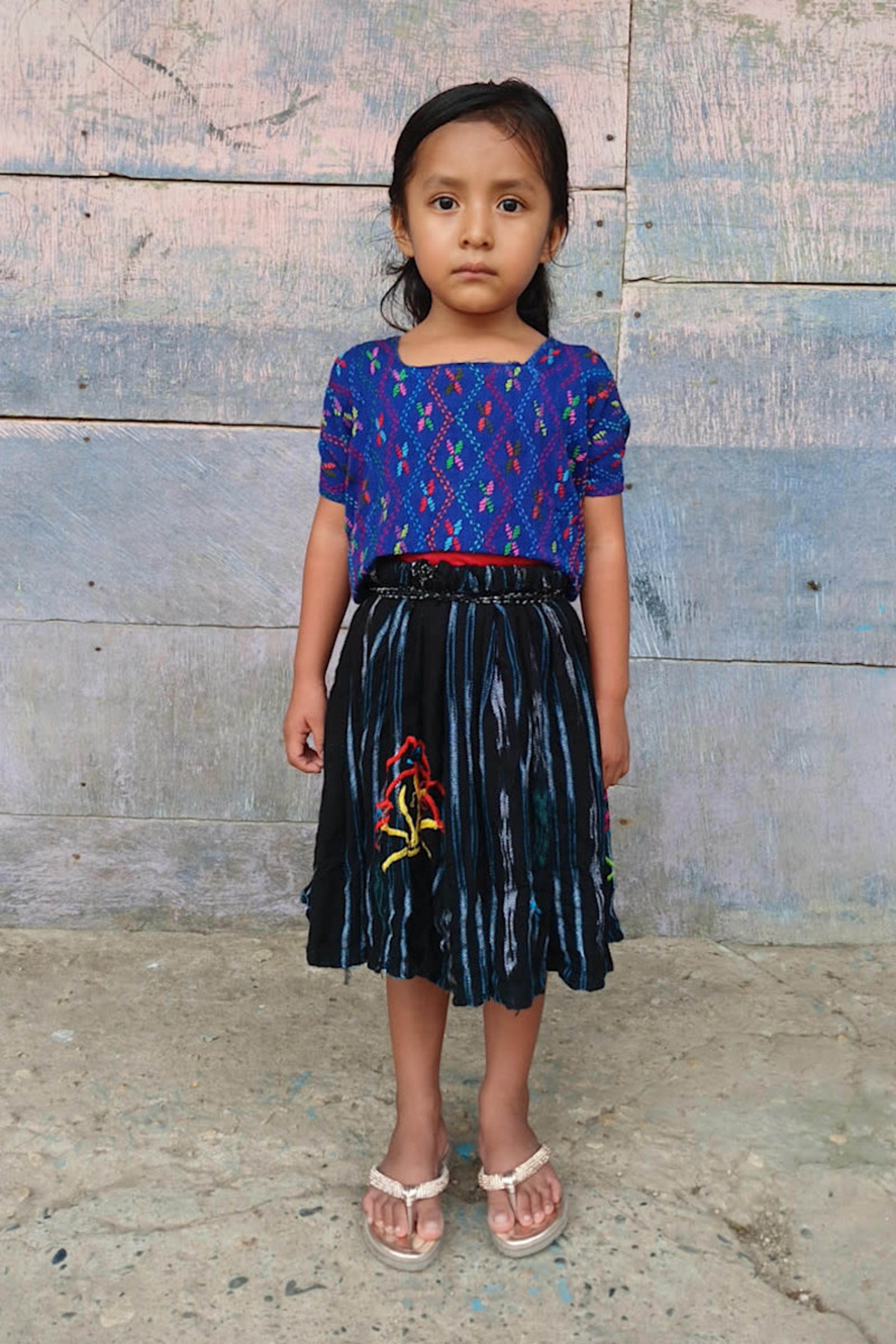 An unsponsored girl named Flor from Guatemala who has waited 277 days for a sponsor.