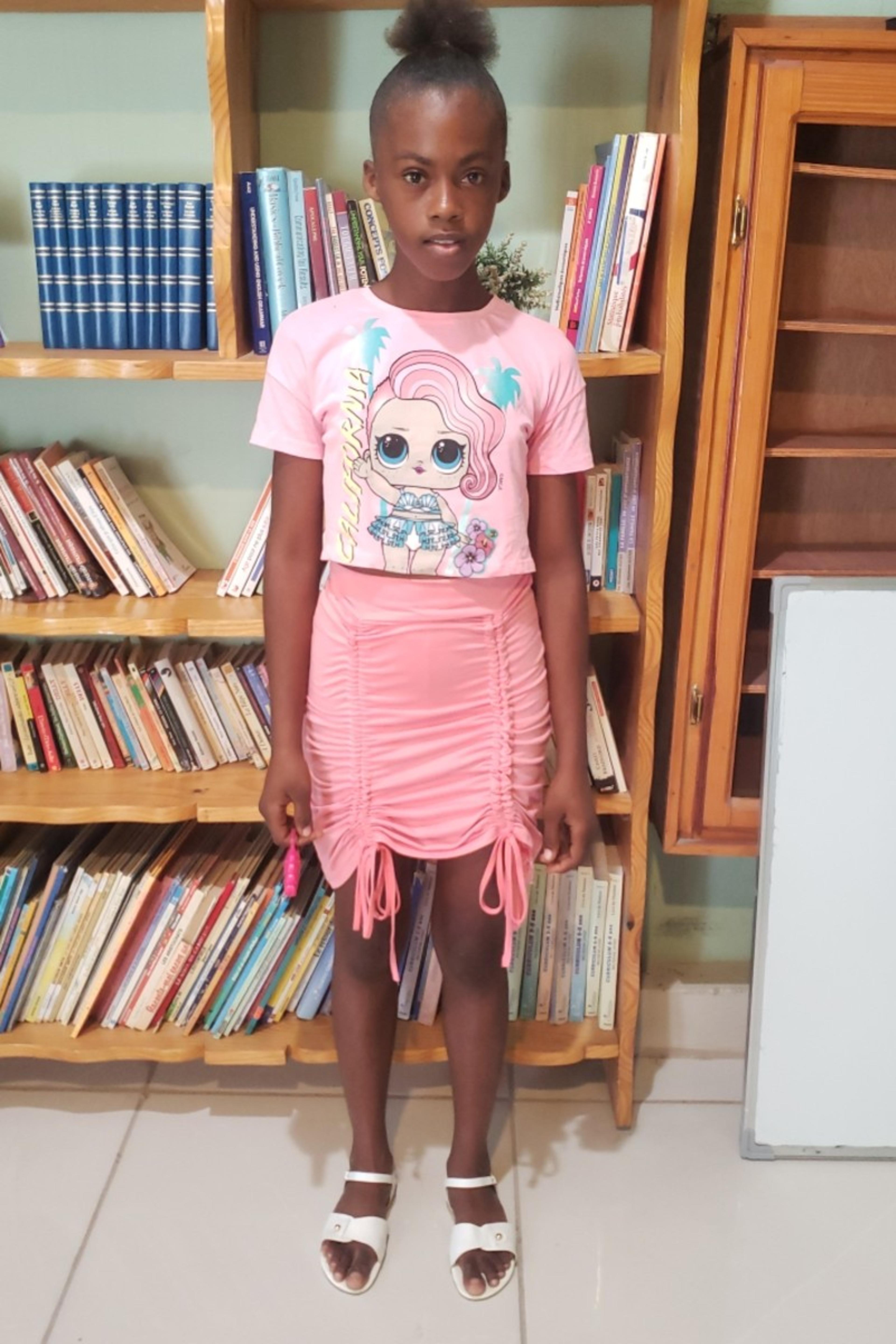 An unsponsored girl named Mirlene from Haiti who is vulnerable to exploitation and has waited 472 days for a sponsor.