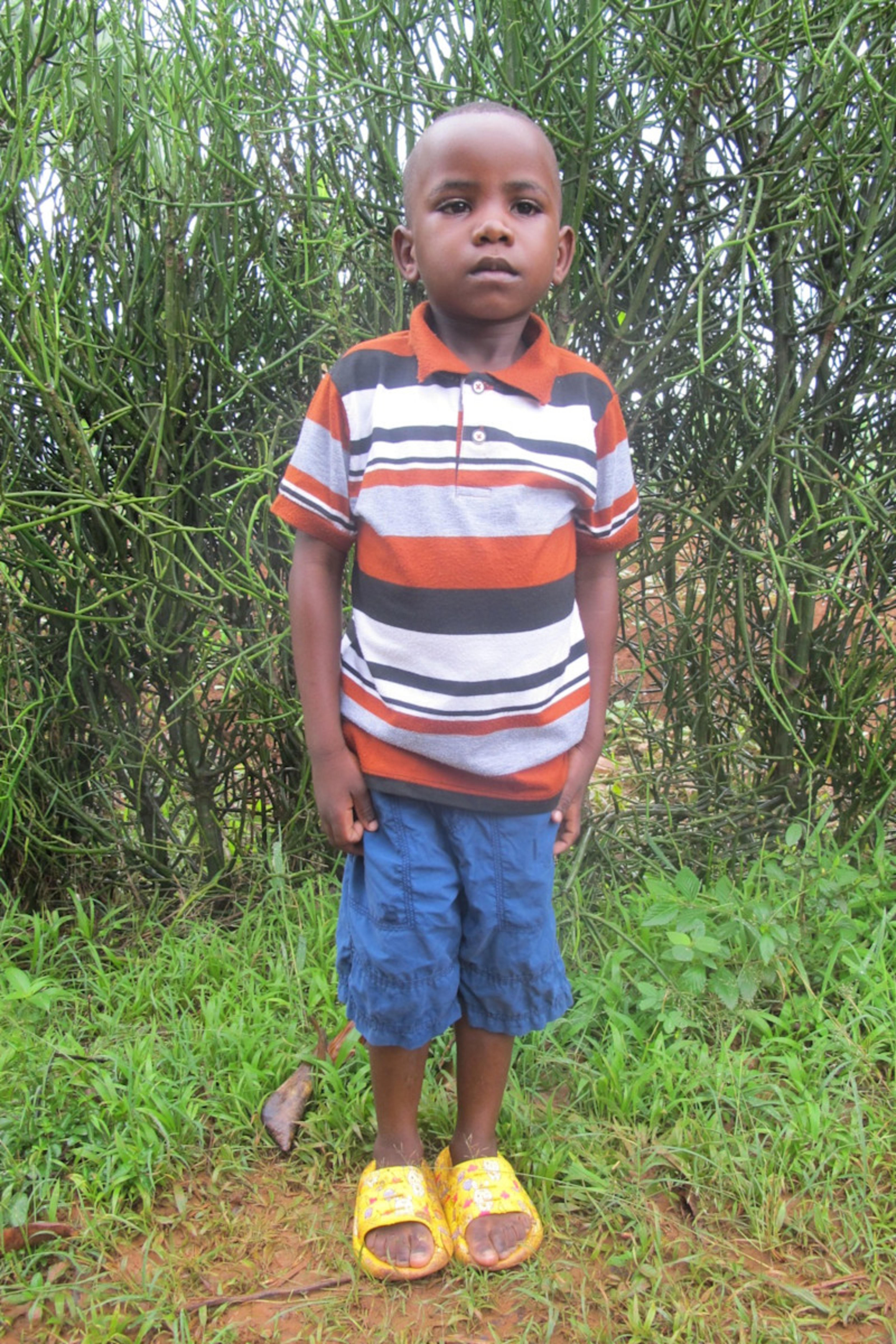 An unsponsored boy named Bella from Rwanda who lives in an AIDS-affected area, is vulnerable to exploitation and has waited 325 days for a sponsor.