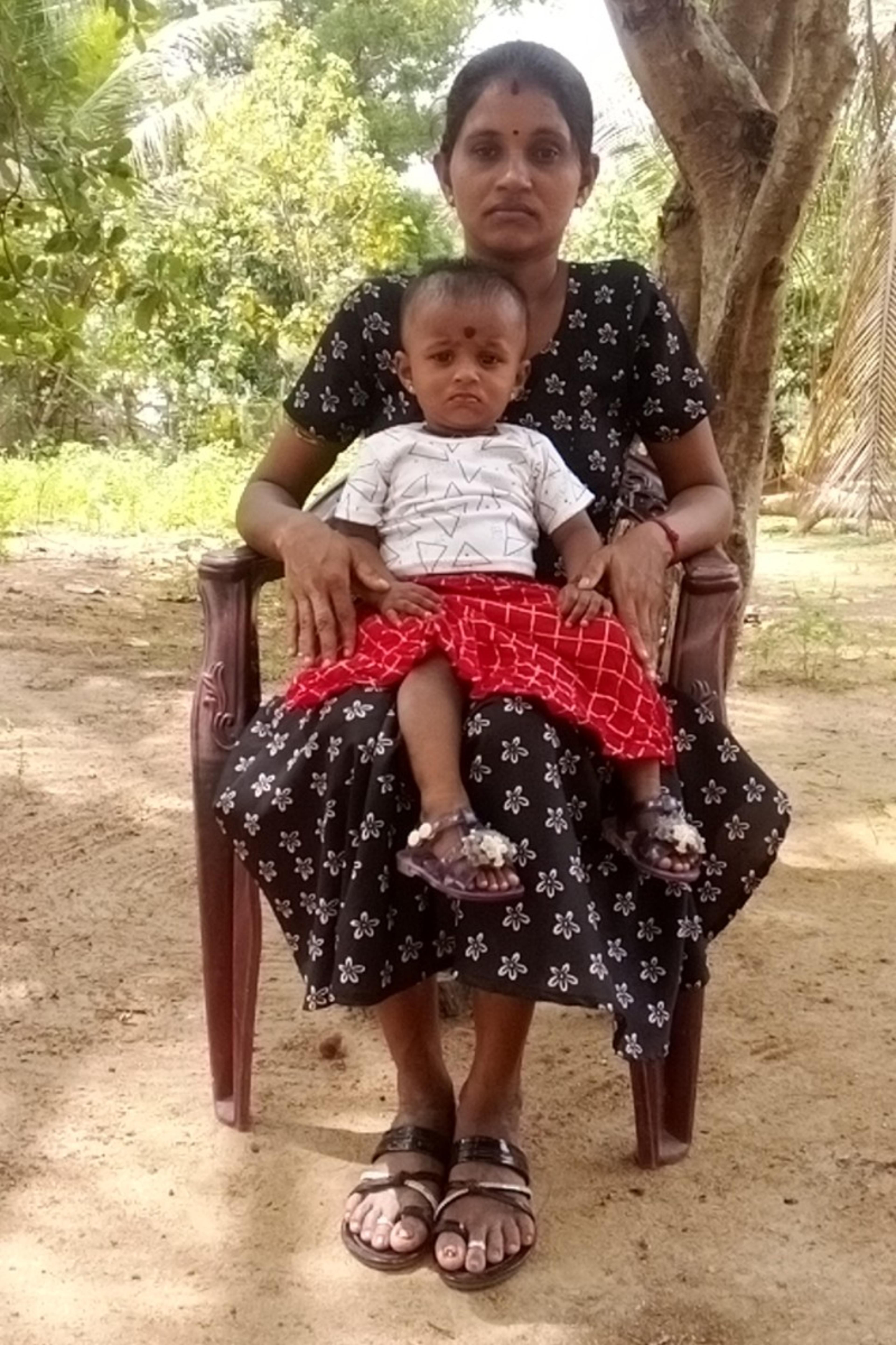 An unsponsored girl named Abi from Sri Lanka who has waited 307 days for a sponsor.