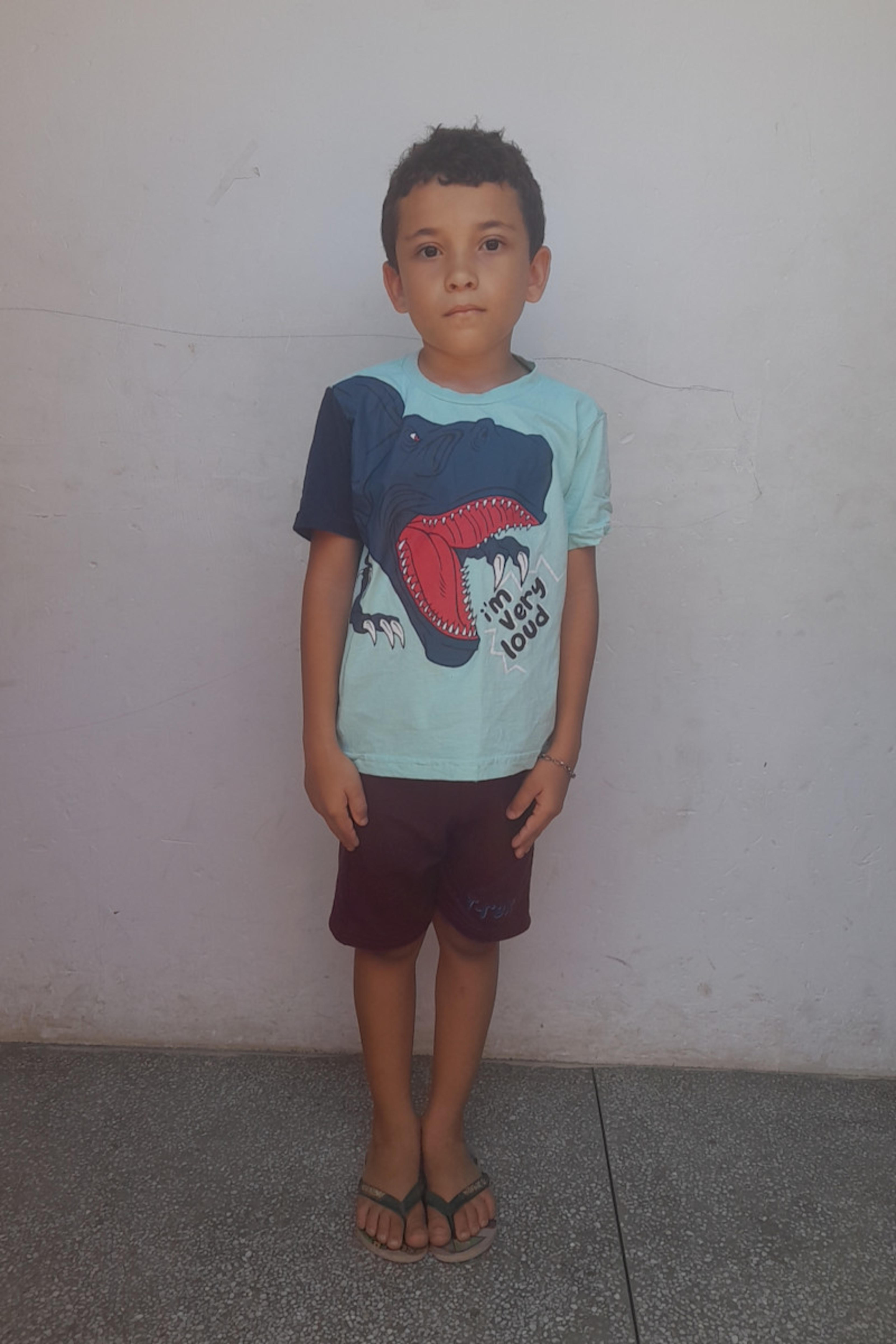 An unsponsored boy named Everton from Brazil who has waited 679 days for a sponsor.