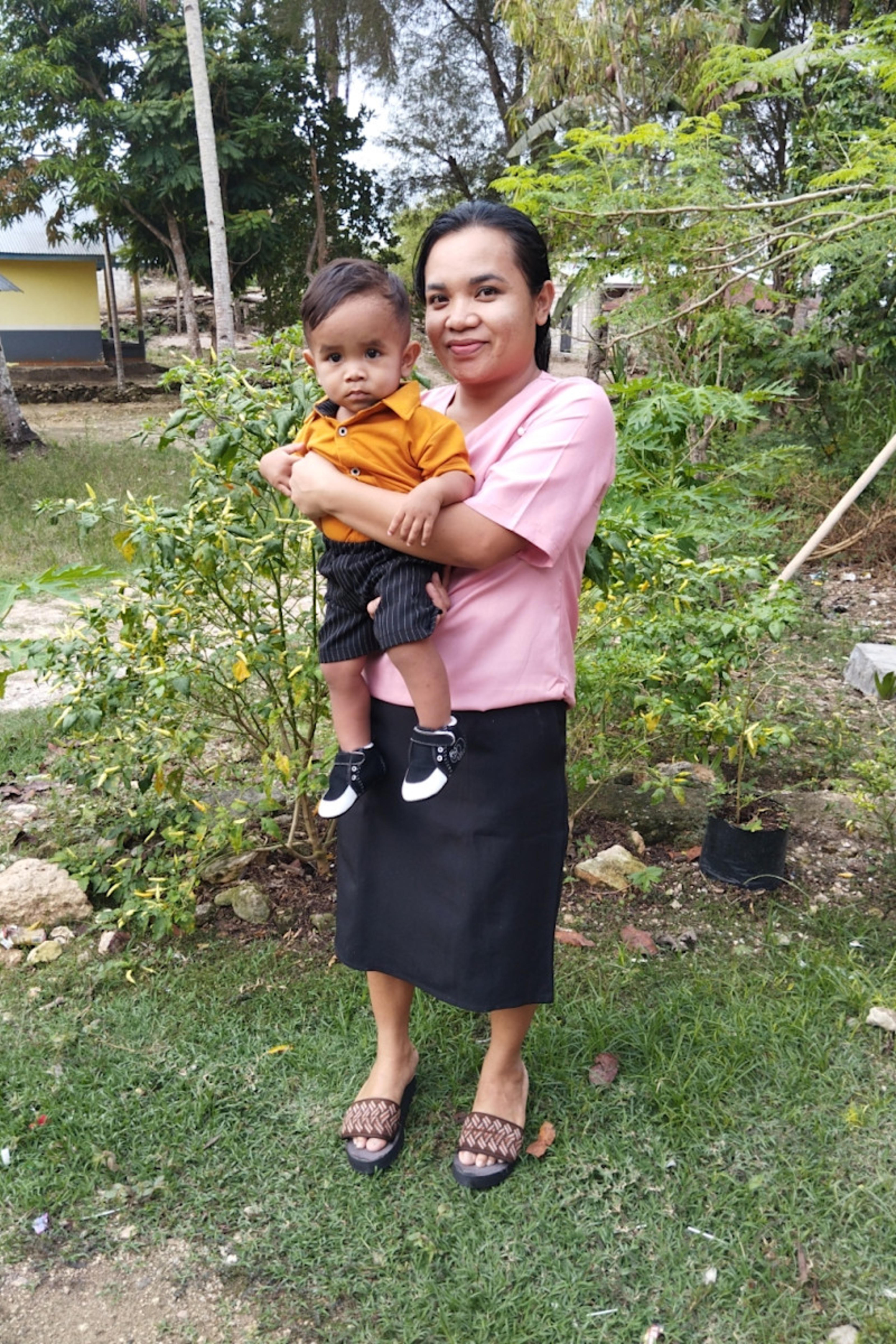 An unsponsored boy named Glend from Indonesia who has waited 299 days for a sponsor.