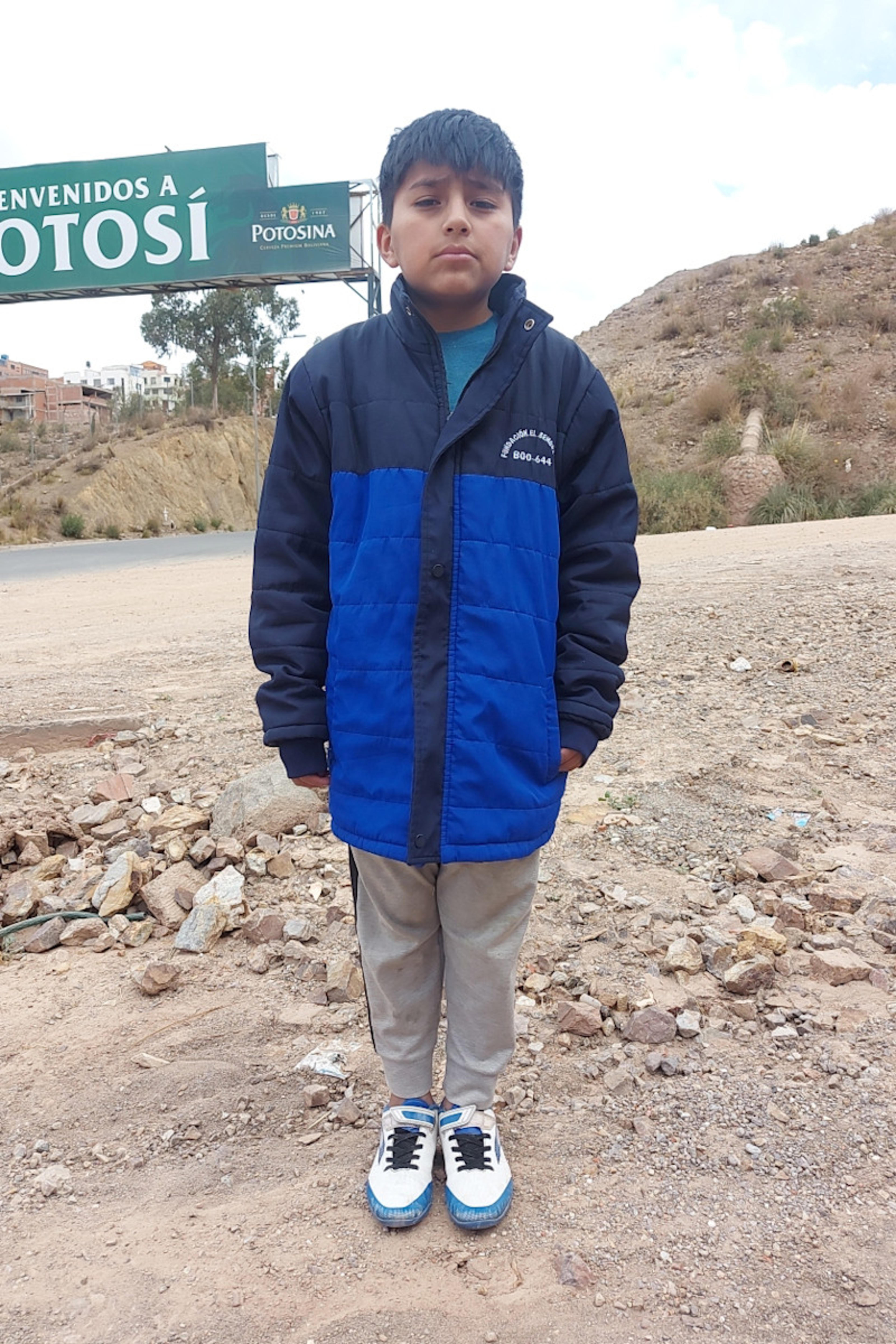 An unsponsored boy named David from Bolivia who has waited 635 days for a sponsor.