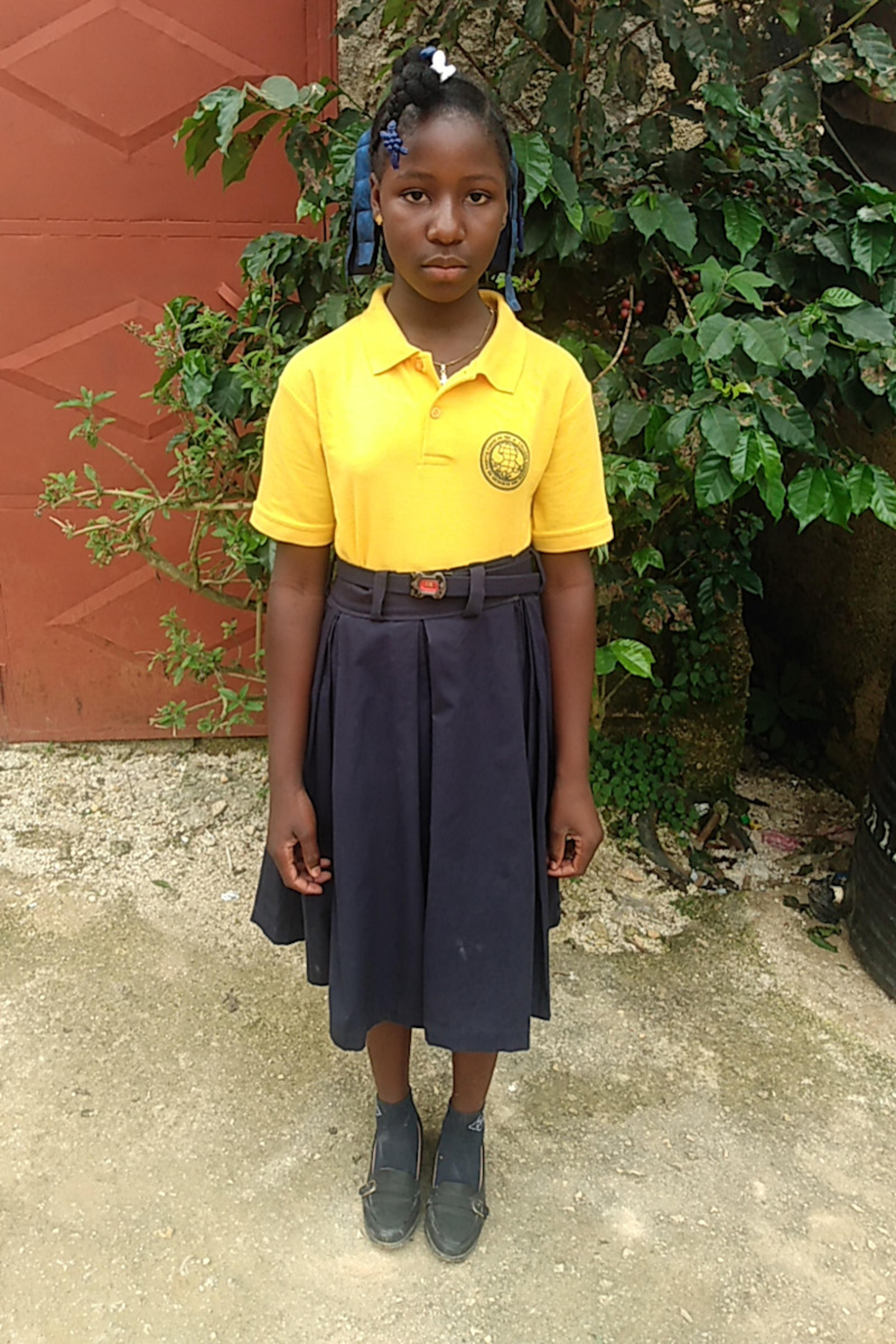 An unsponsored girl named Estherline from Haiti who is vulnerable to exploitation and has waited 329 days for a sponsor.