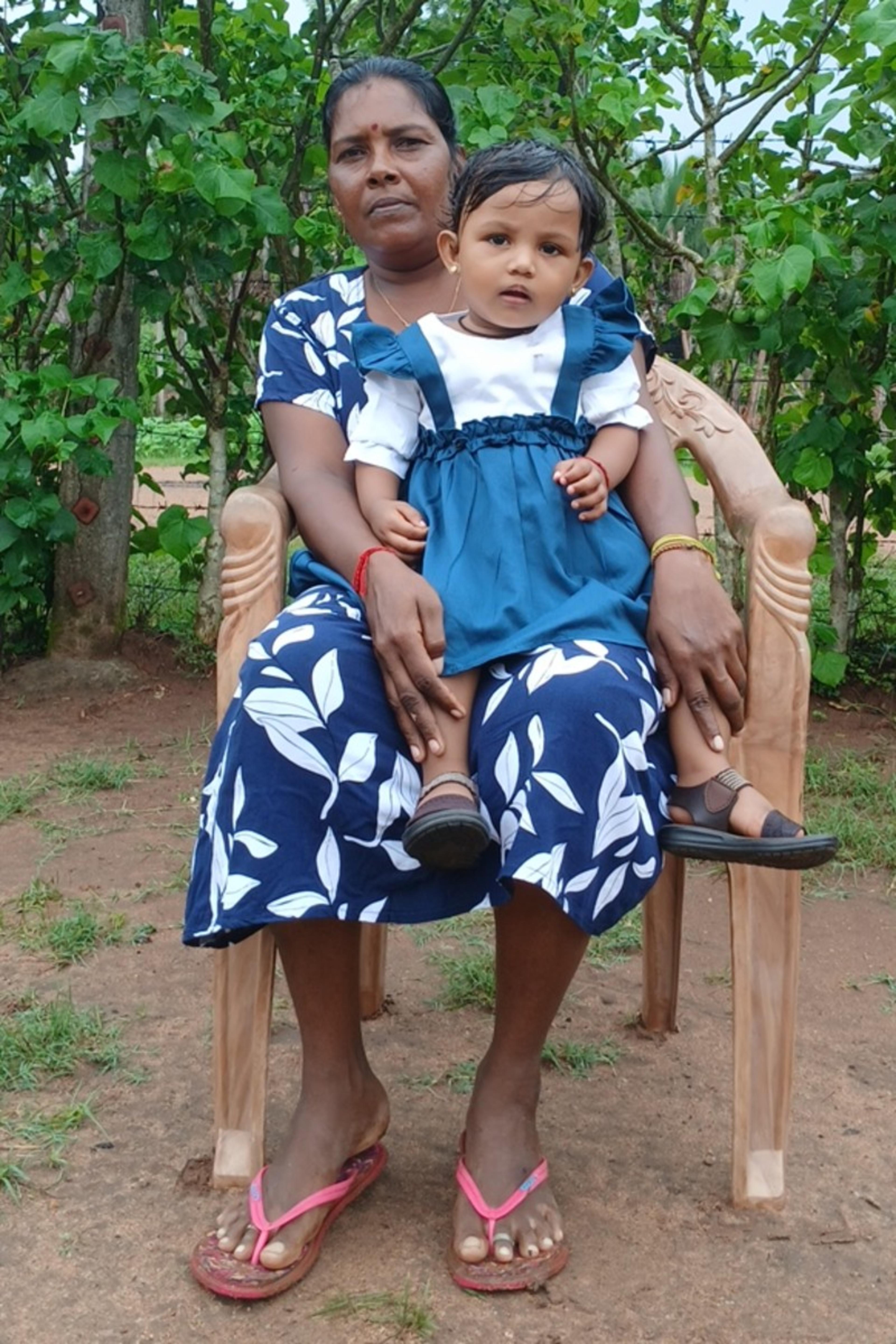 An unsponsored girl named Kopi from Sri Lanka who has waited 290 days for a sponsor.