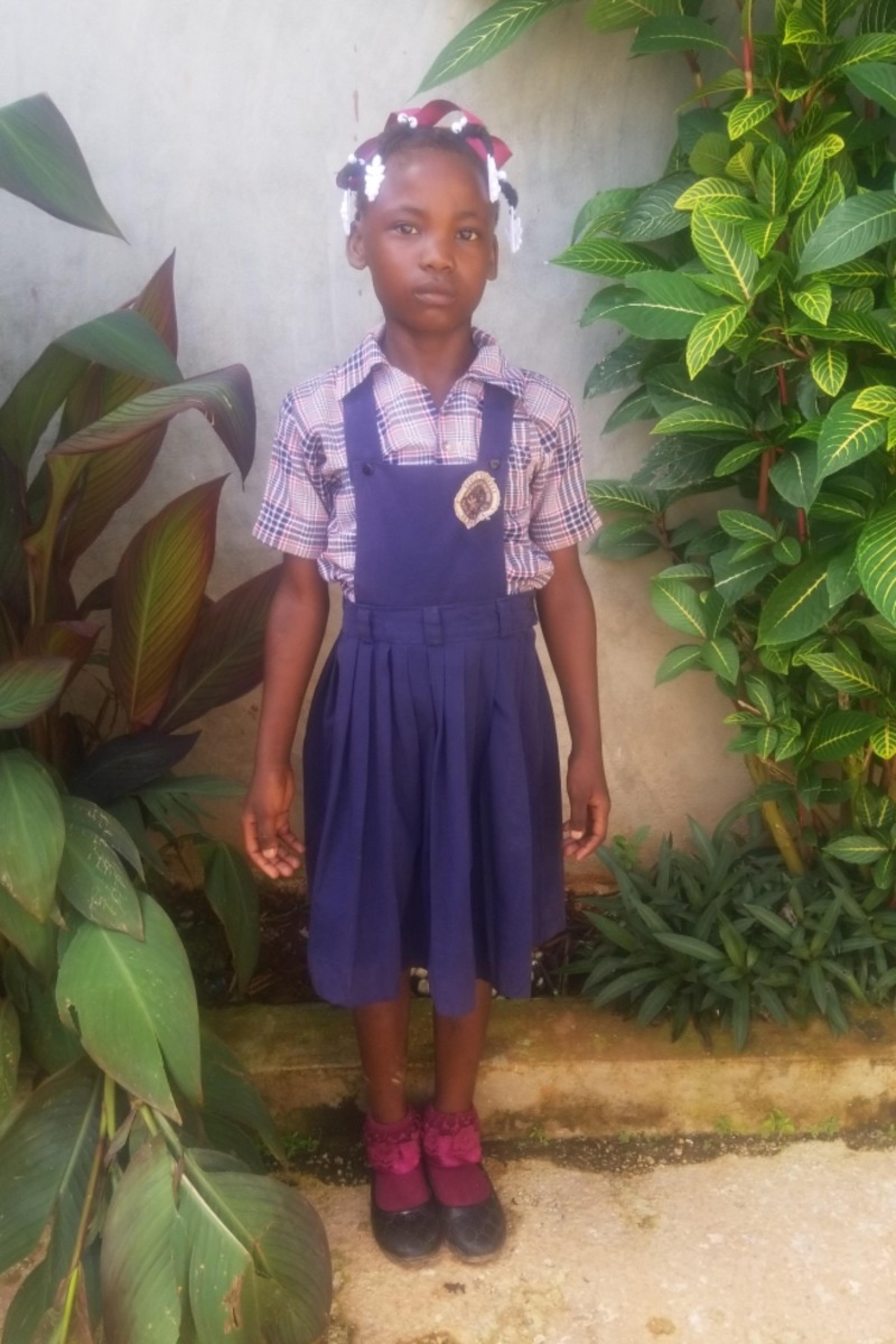 An unsponsored girl named Michaellla from Haiti who is vulnerable to exploitation and has waited 575 days for a sponsor.