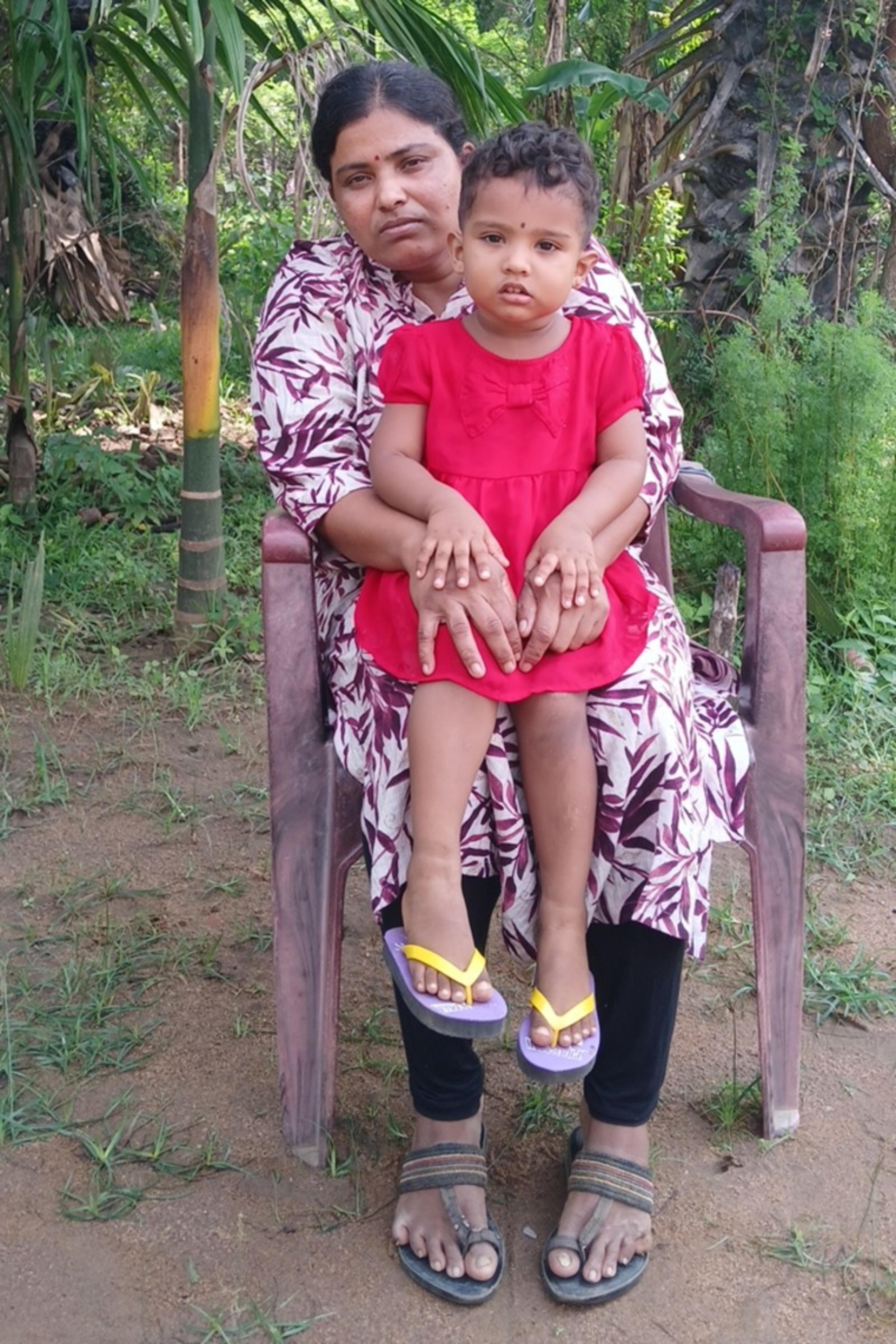 An unsponsored girl named Esthar from Sri Lanka who has waited 298 days for a sponsor.