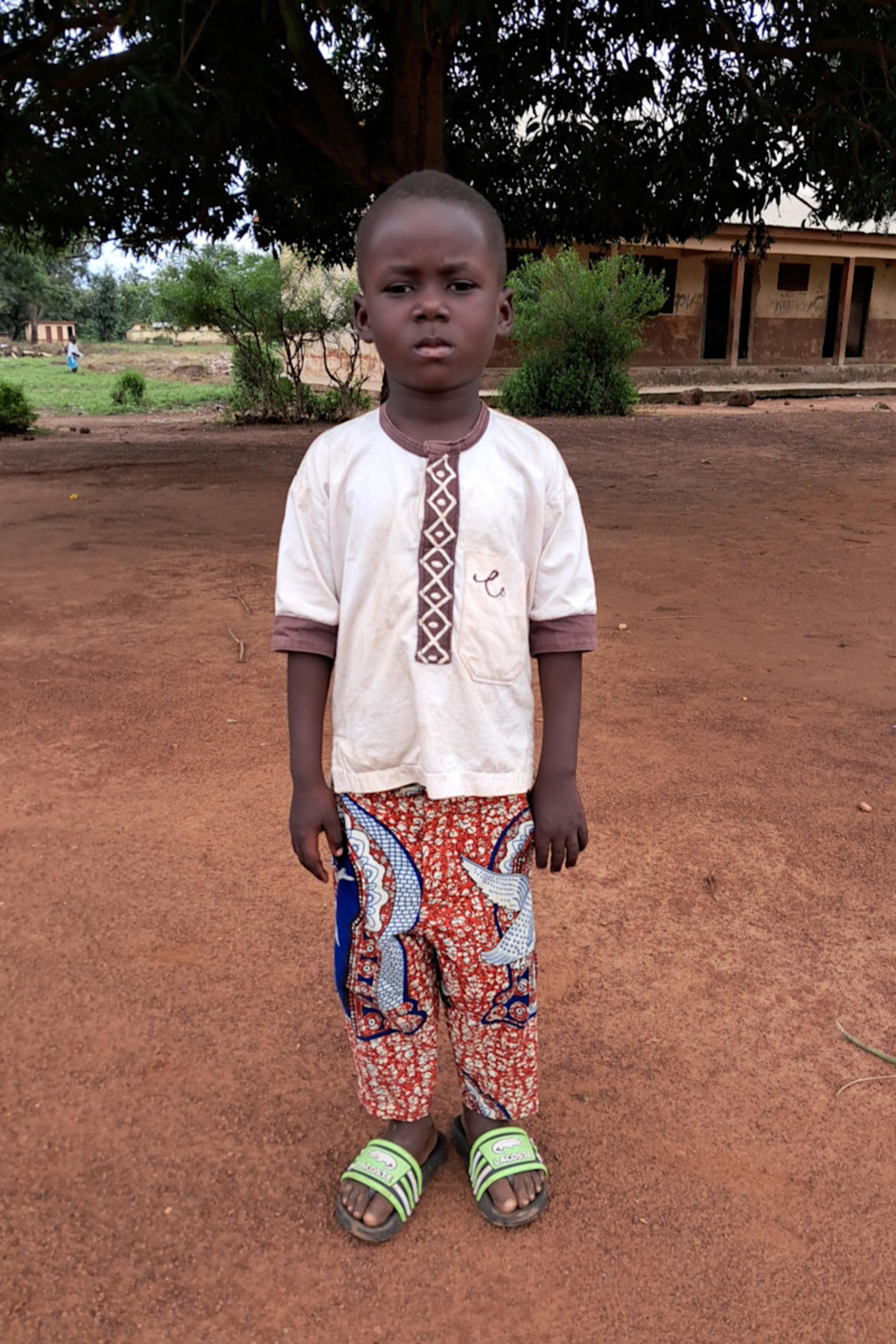 An unsponsored boy named Joel from Ghana who lives in an AIDS-affected area and has waited 271 days for a sponsor.