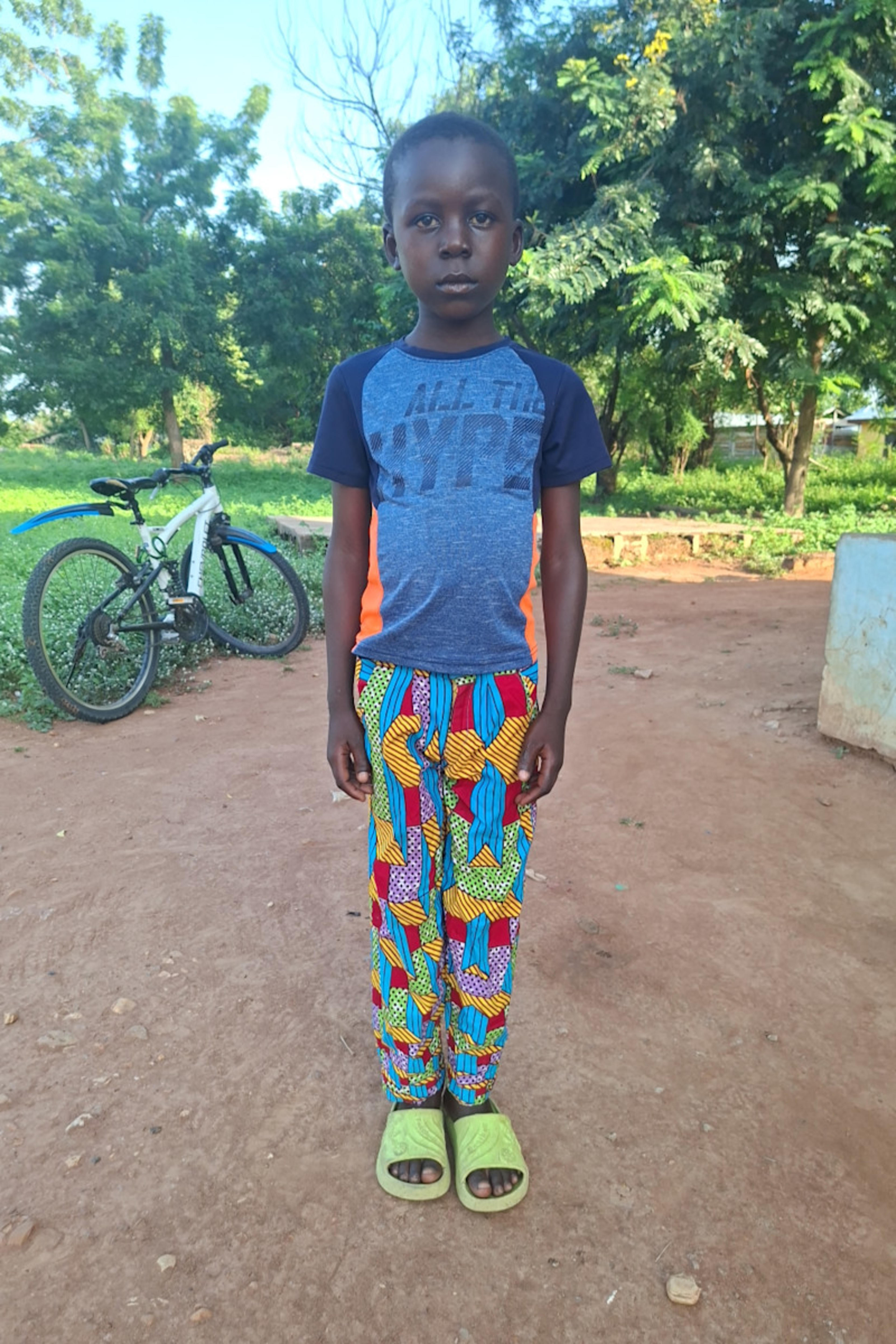 An unsponsored boy named Yaw from Ghana who lives in an AIDS-affected area and has waited 467 days for a sponsor.