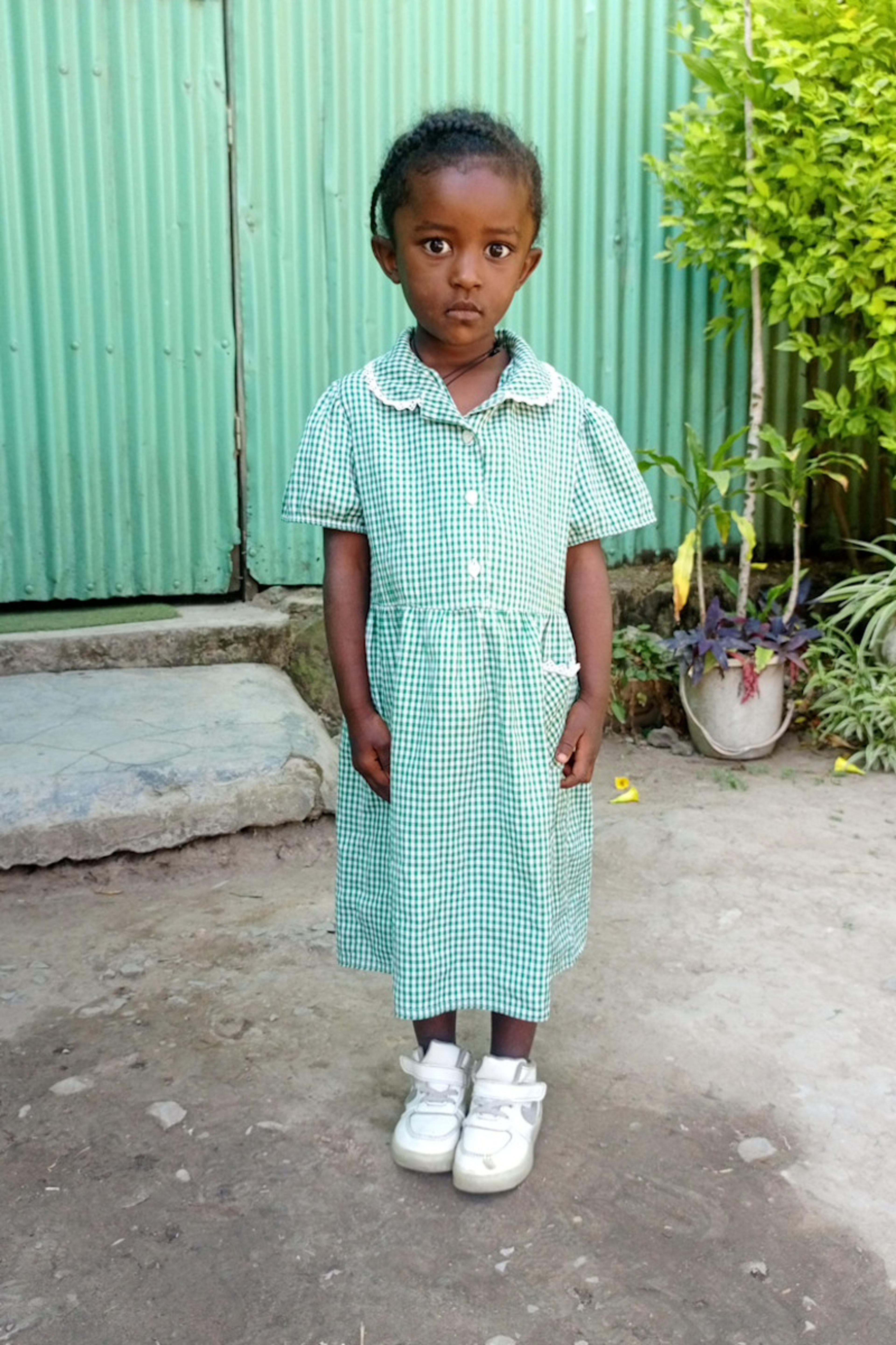 An unsponsored girl named Betselot from Ethiopia who lives in an AIDS-affected area, is vulnerable to exploitation and has waited 286 days for a sponsor.