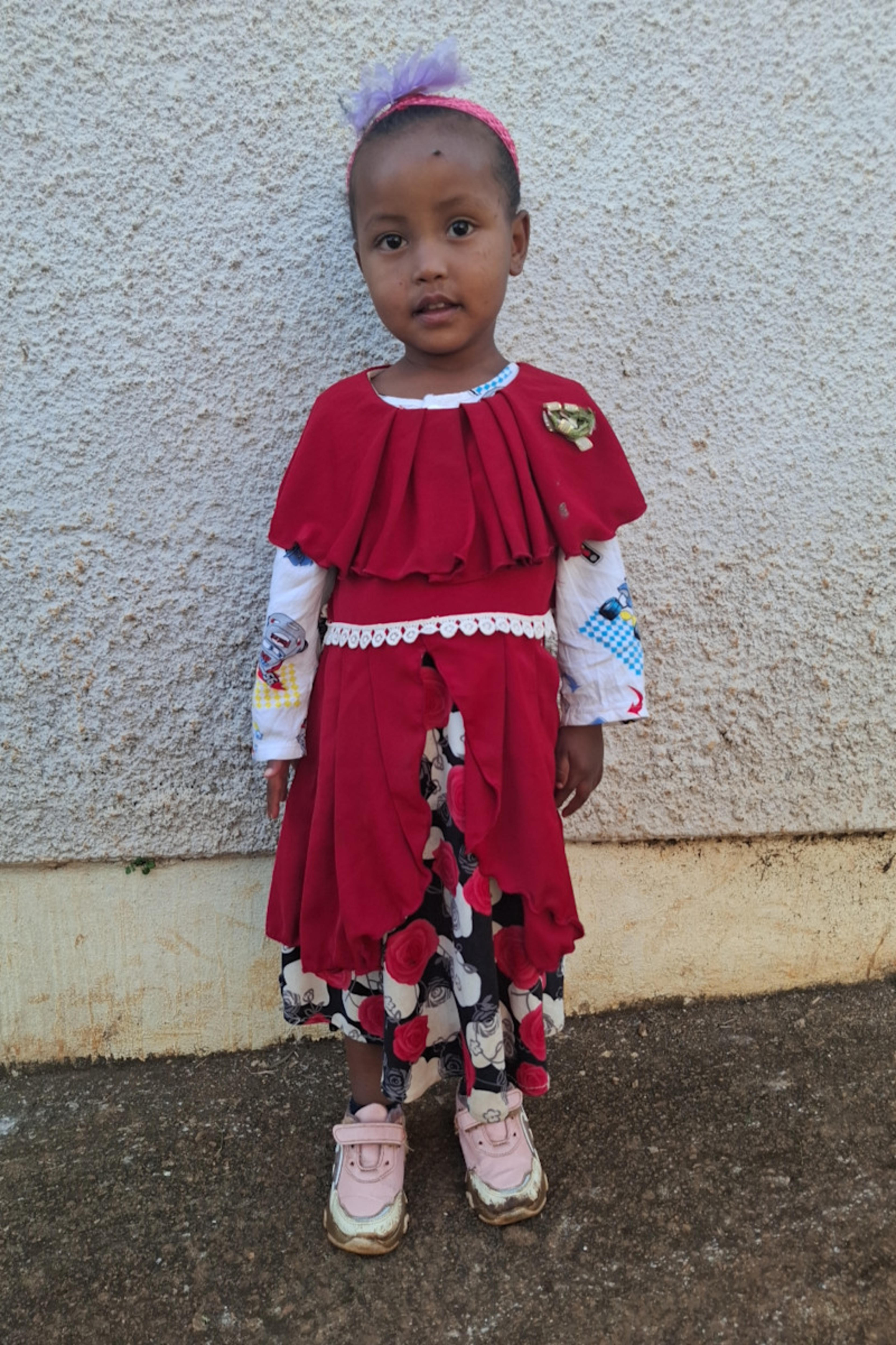 An unsponsored girl named Neima from Ethiopia who lives in an AIDS-affected area, is vulnerable to exploitation and has waited 315 days for a sponsor.