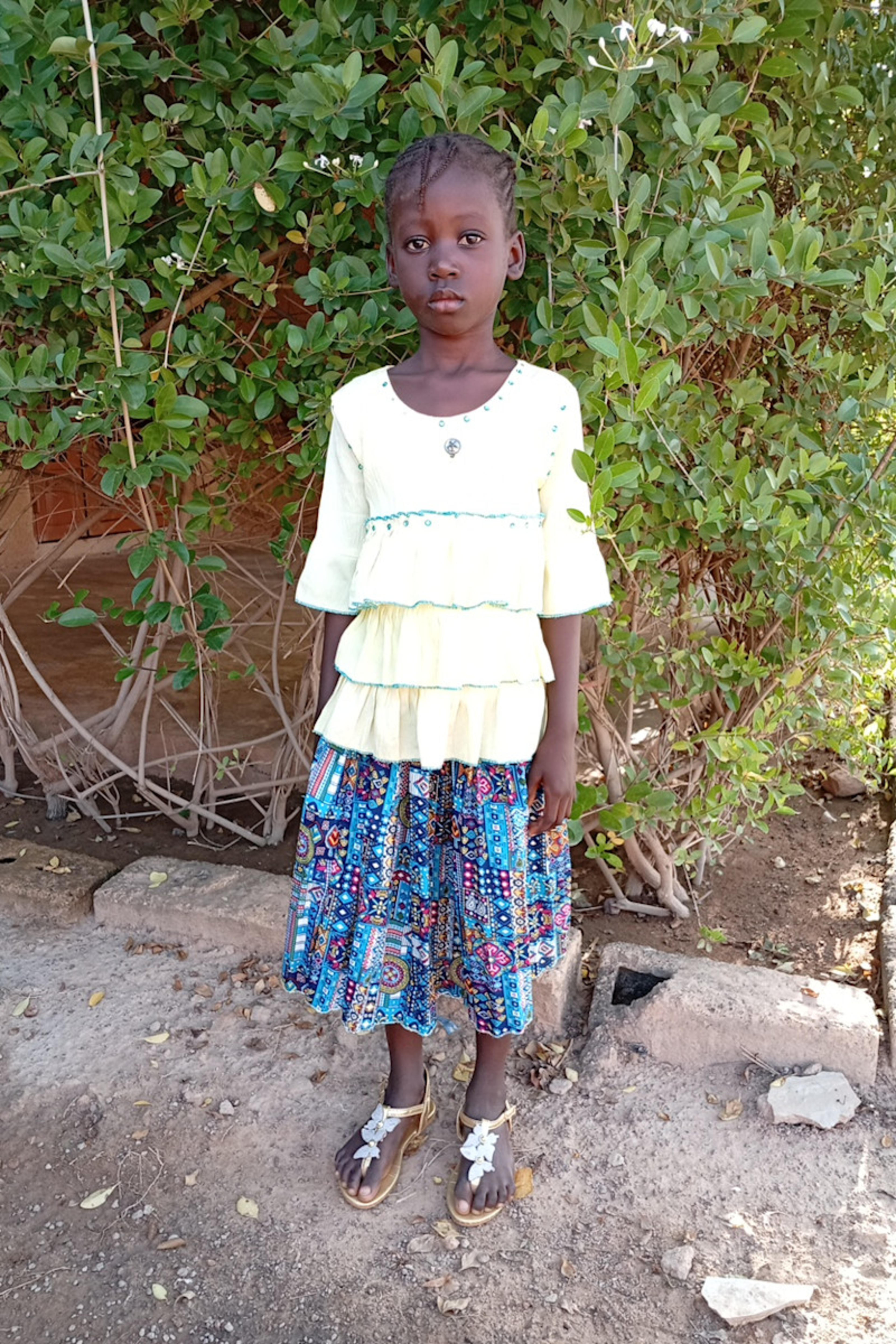 An unsponsored girl named Fatimata from Burkina Faso who lives in an AIDS-affected area, is vulnerable to exploitation and has waited 408 days for a sponsor.