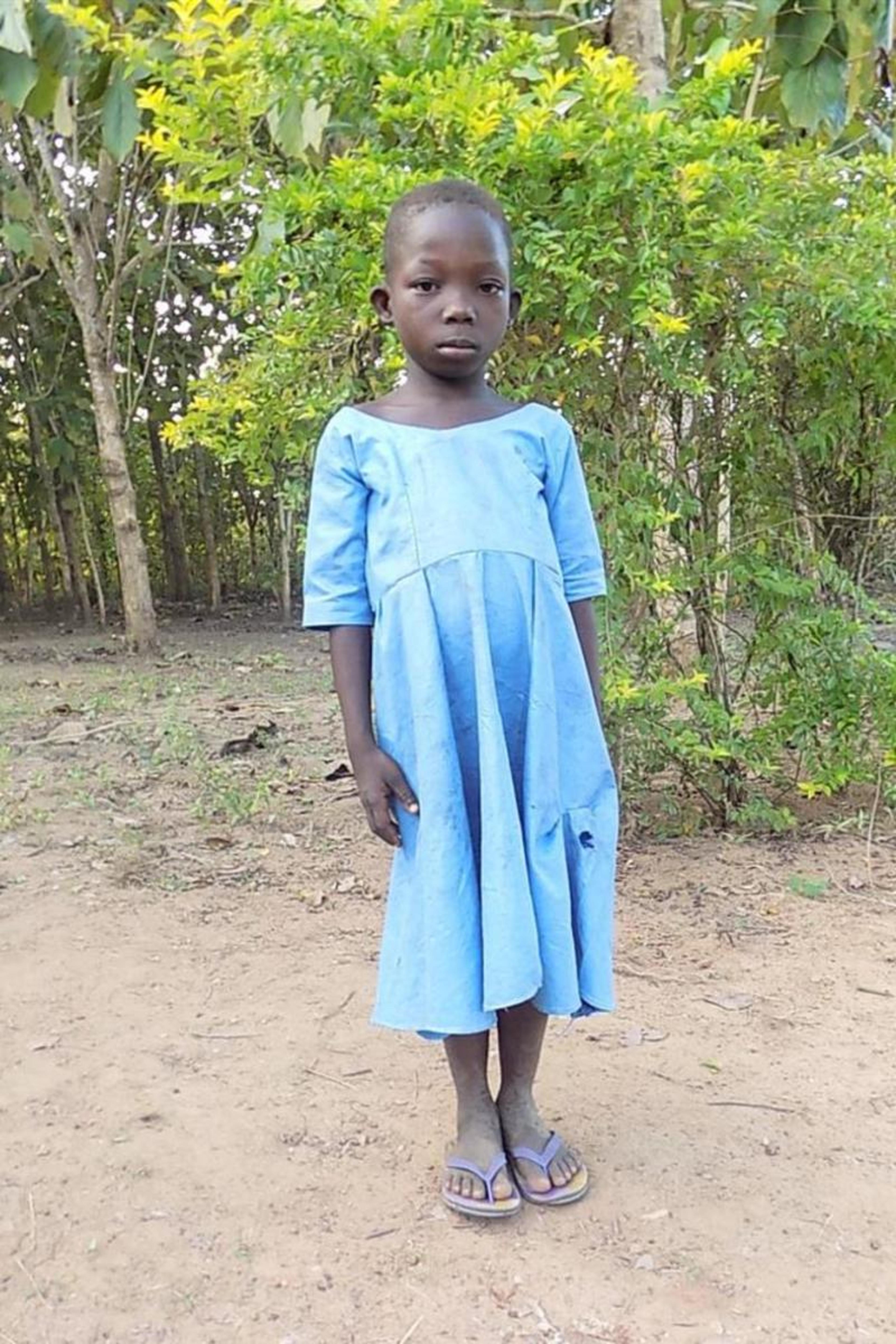 An unsponsored girl named Dagan from Togo who lives in an AIDS-affected area, is vulnerable to exploitation and has waited 298 days for a sponsor.
