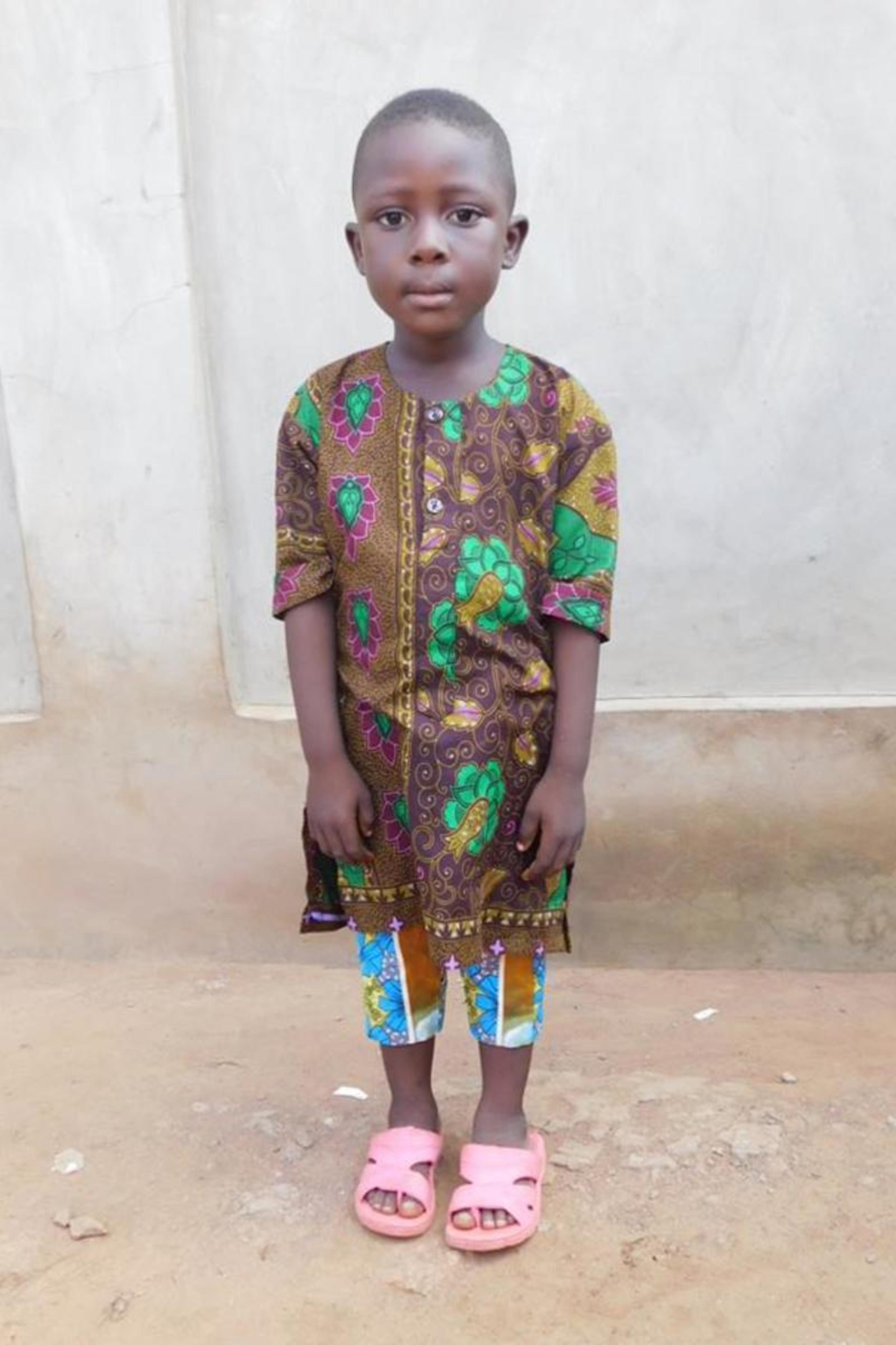An unsponsored boy named Jean from Togo who lives in an AIDS-affected area, is vulnerable to exploitation and has waited 263 days for a sponsor.
