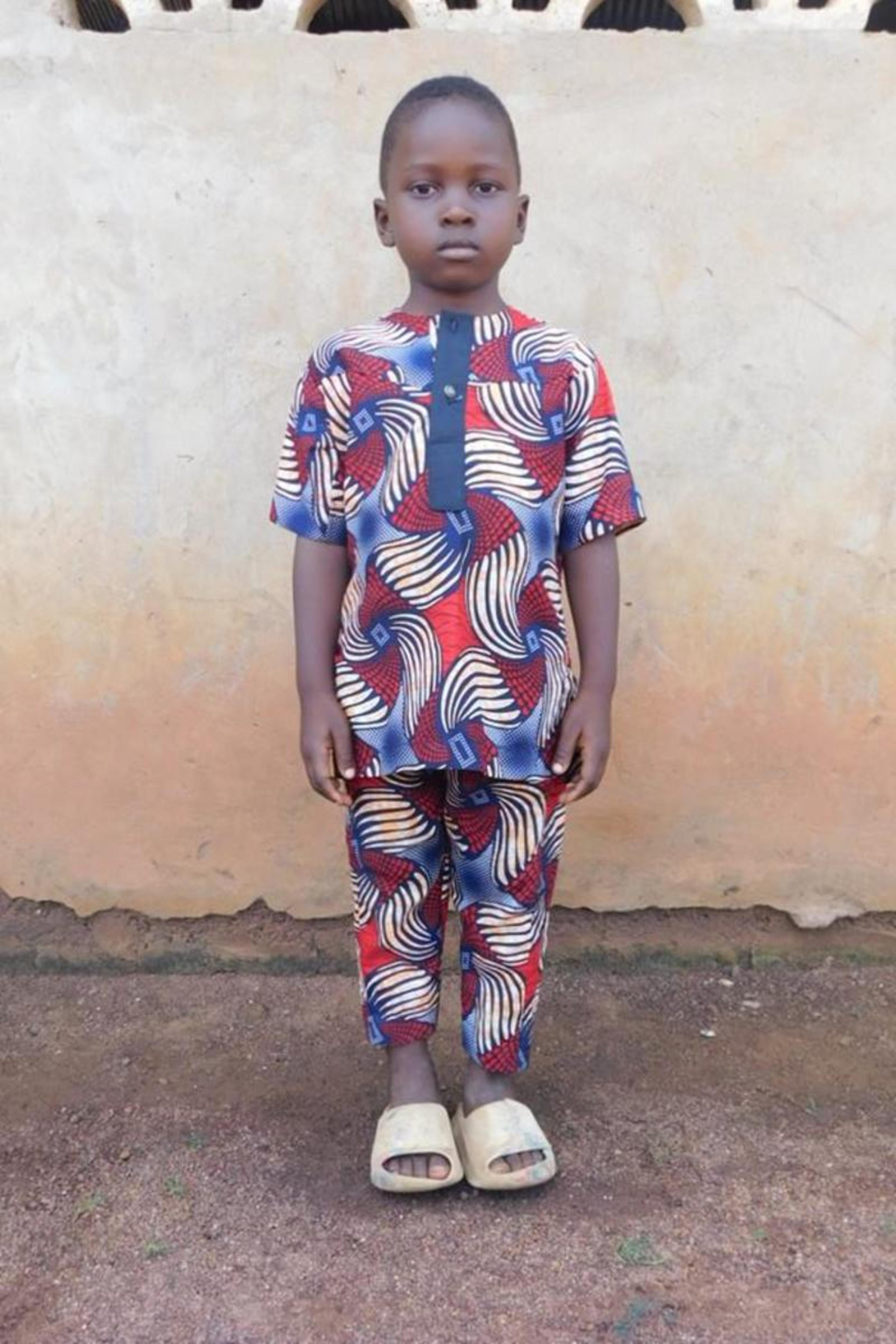 An unsponsored boy named Boris from Togo who lives in an AIDS-affected area, is vulnerable to exploitation and has waited 263 days for a sponsor.
