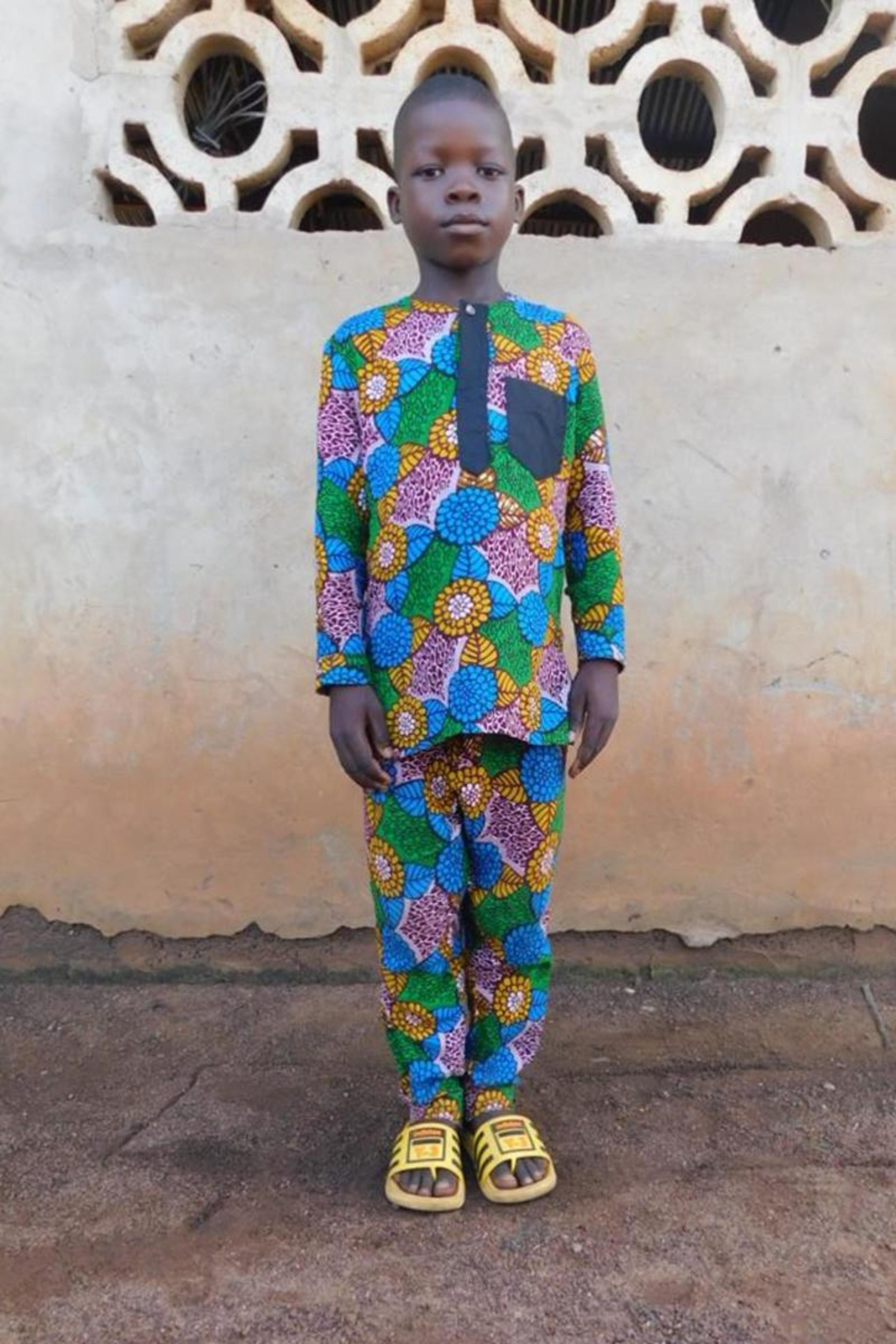 An unsponsored boy named Koffi from Togo who lives in an AIDS-affected area, is vulnerable to exploitation and has waited 306 days for a sponsor.