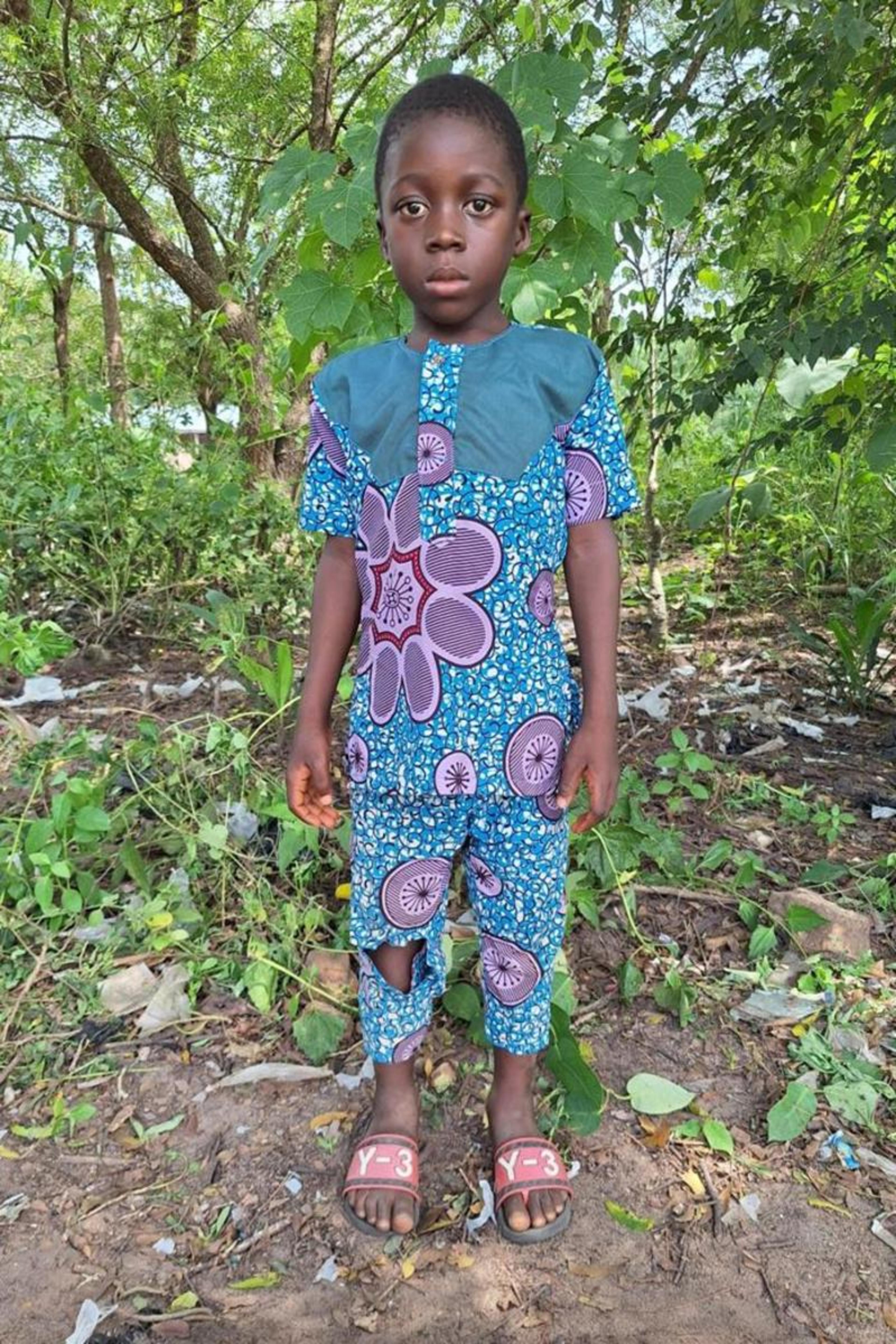 An unsponsored boy named Akoete from Togo who lives in an AIDS-affected area, is vulnerable to exploitation and has waited 264 days for a sponsor.