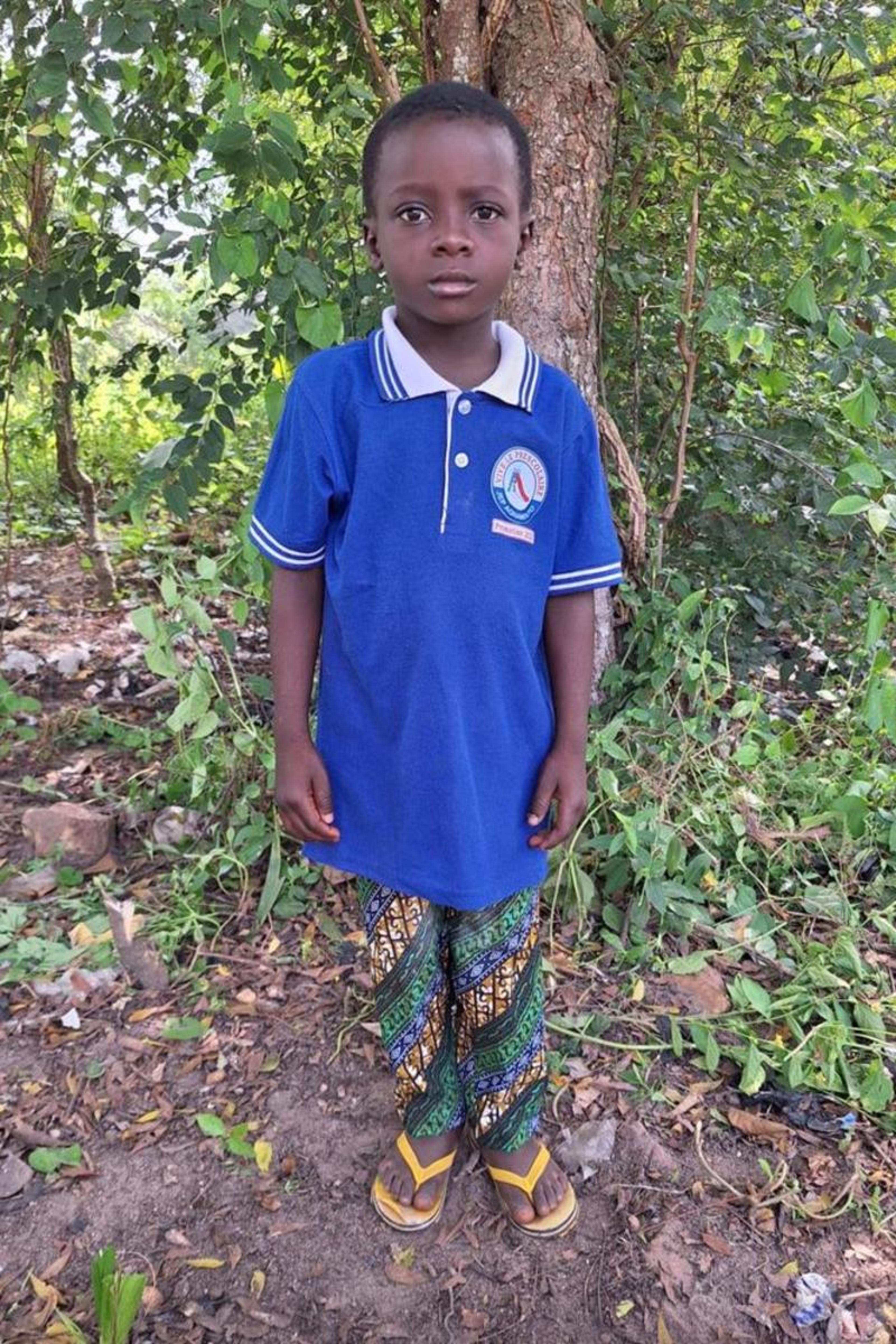 An unsponsored boy named Kodjo from Togo who lives in an AIDS-affected area, is vulnerable to exploitation and has waited 264 days for a sponsor.