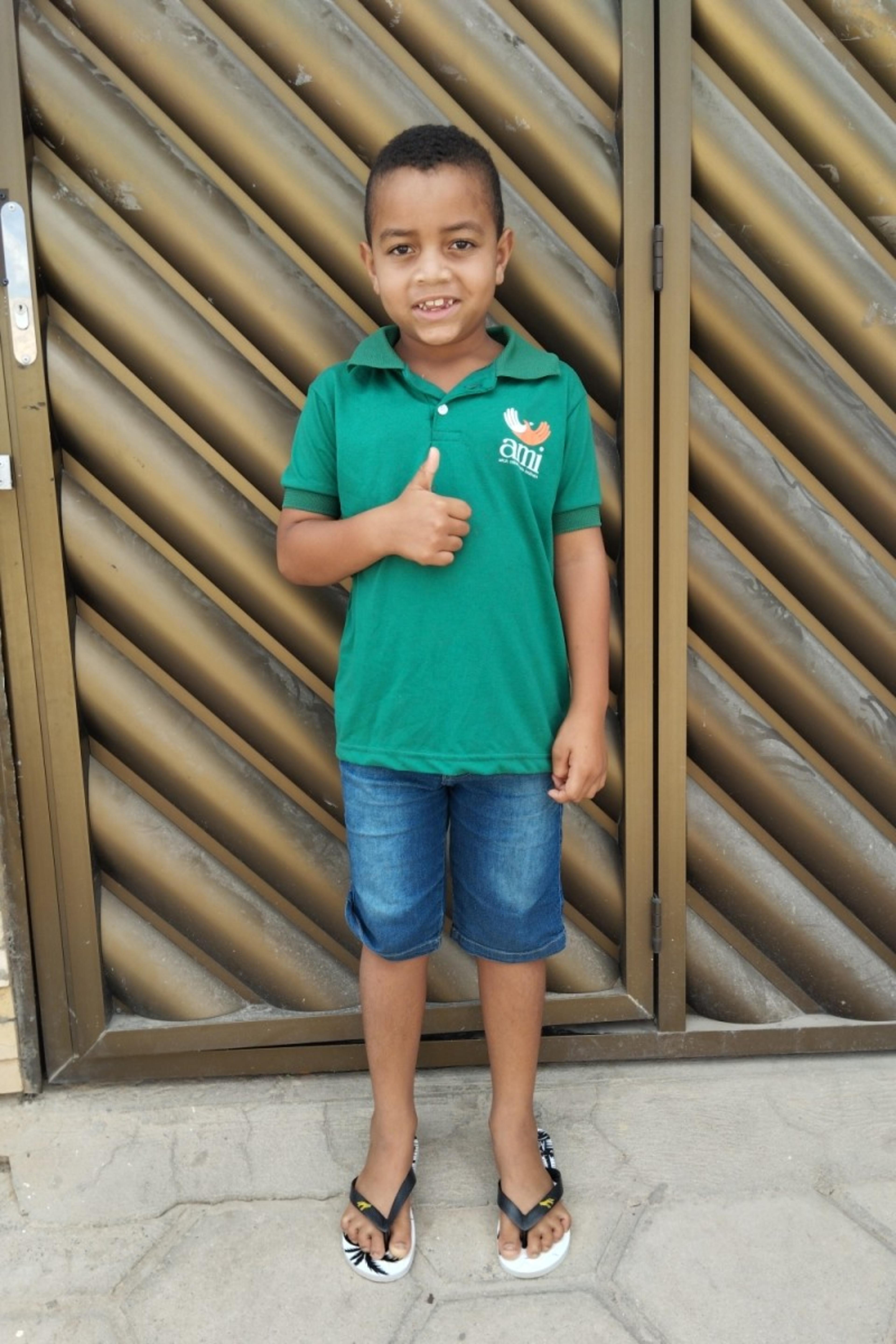 An unsponsored boy named Ruan from Brazil who has waited 341 days for a sponsor.
