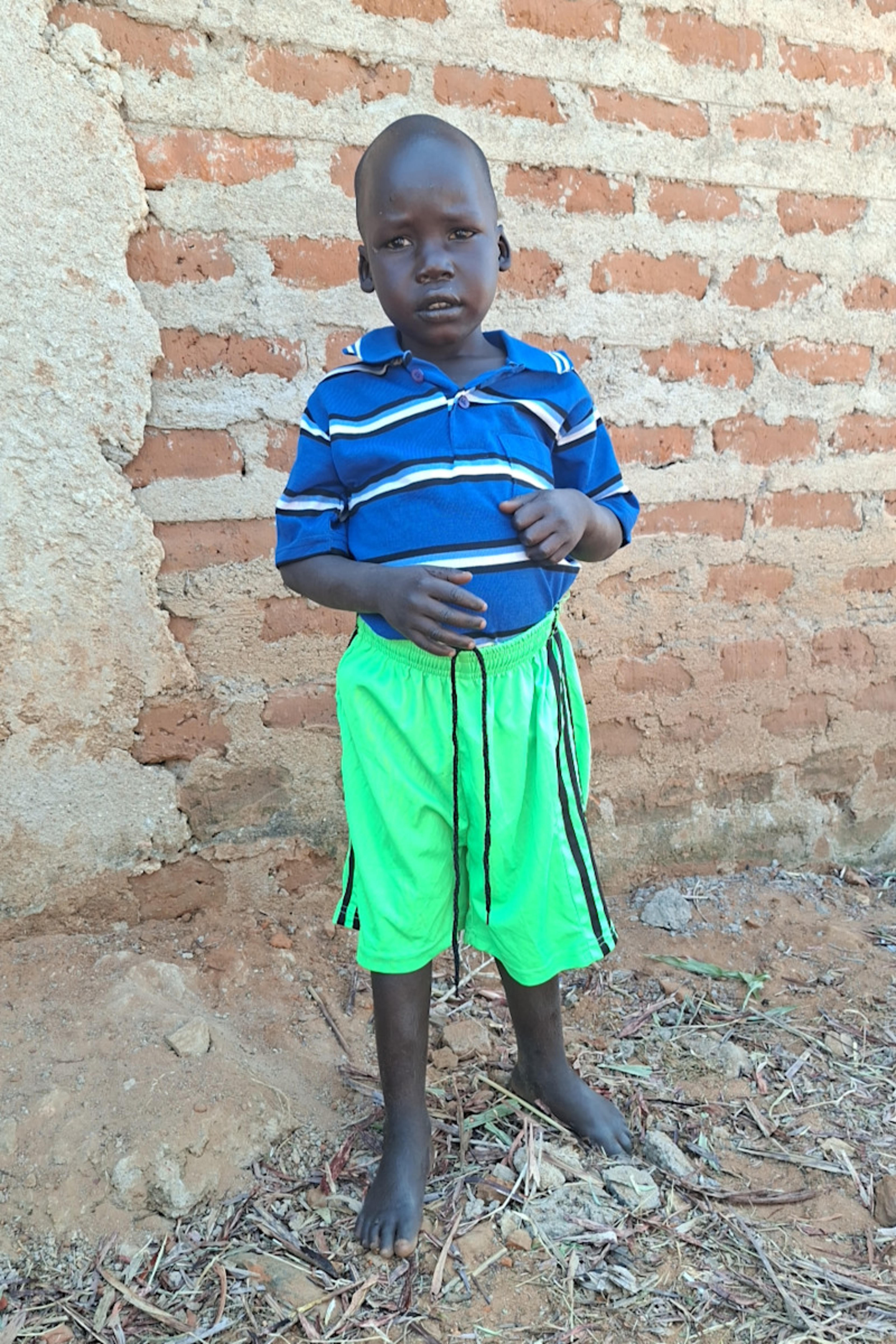 An unsponsored boy named Moding from Uganda who lives in an AIDS-affected area, is vulnerable to exploitation and has waited 260 days for a sponsor.