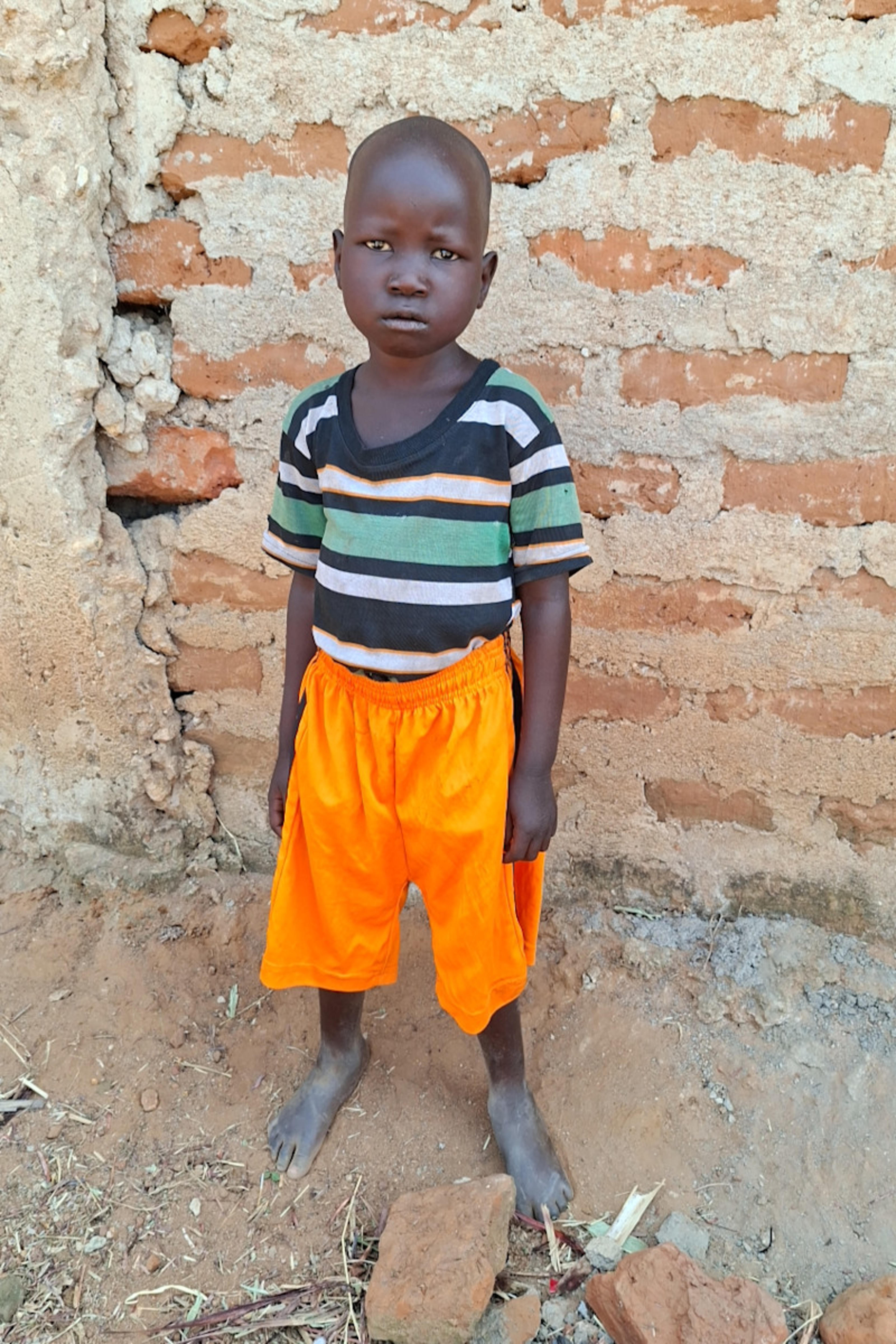 An unsponsored boy named Lokong from Uganda who lives in an AIDS-affected area, is vulnerable to exploitation and has waited 269 days for a sponsor.