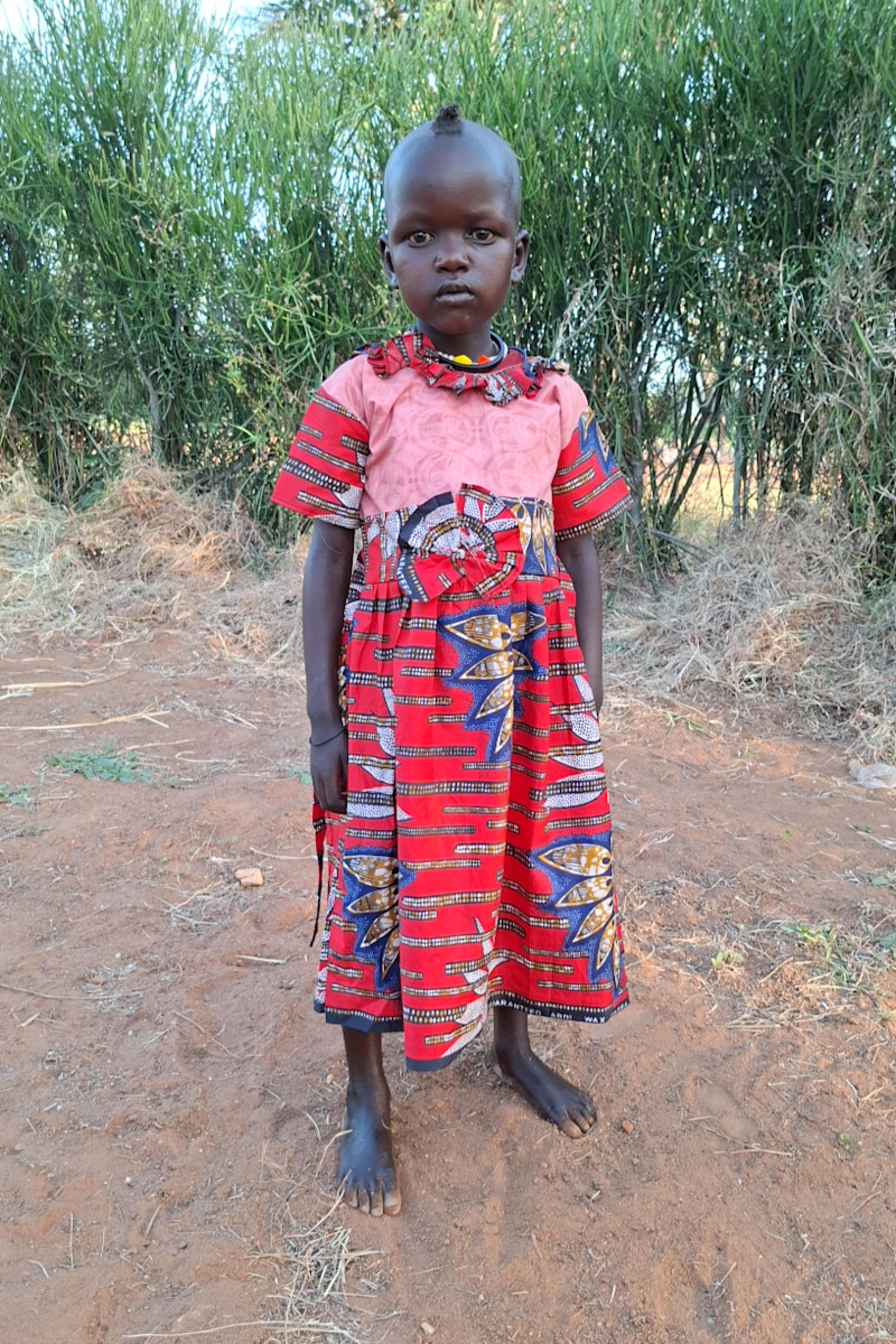 An unsponsored girl named Lotelei from Uganda who lives in an AIDS-affected area, is vulnerable to exploitation and has waited 269 days for a sponsor.