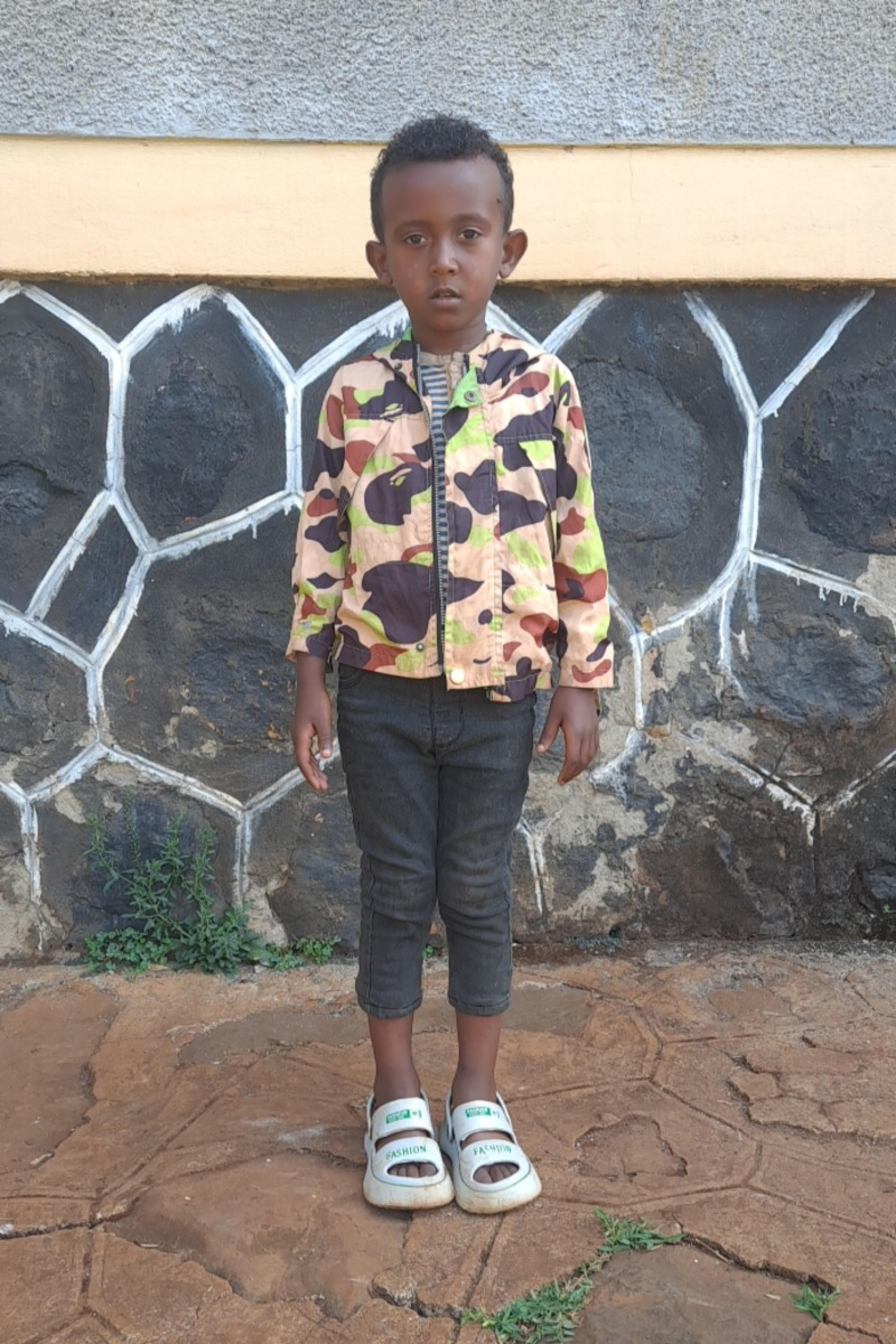 An unsponsored boy named Wabi from Ethiopia who lives in an AIDS-affected area, is vulnerable to exploitation and has waited 249 days for a sponsor.