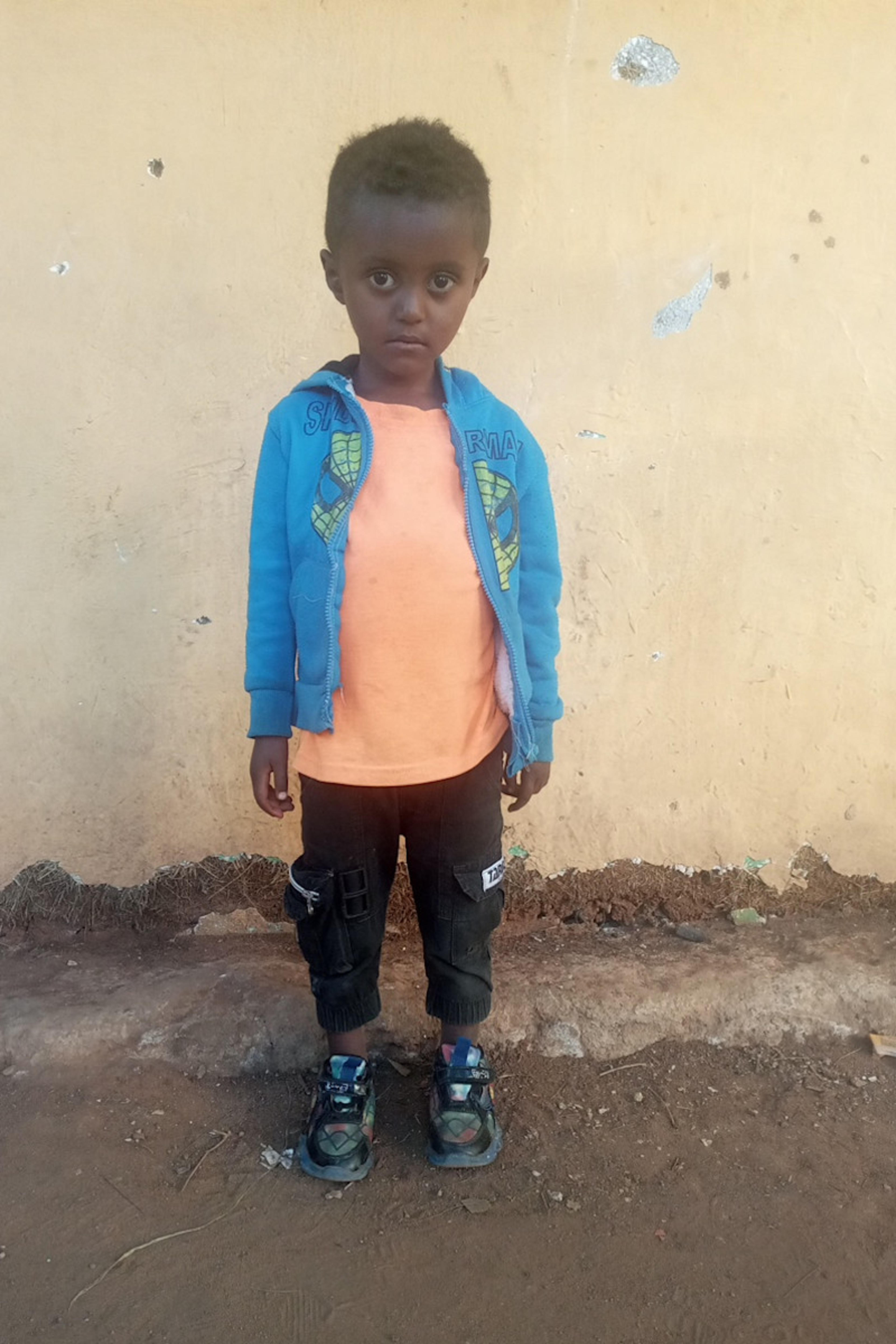 An unsponsored boy named Rebira from Ethiopia who lives in an AIDS-affected area, is vulnerable to exploitation and has waited 227 days for a sponsor.