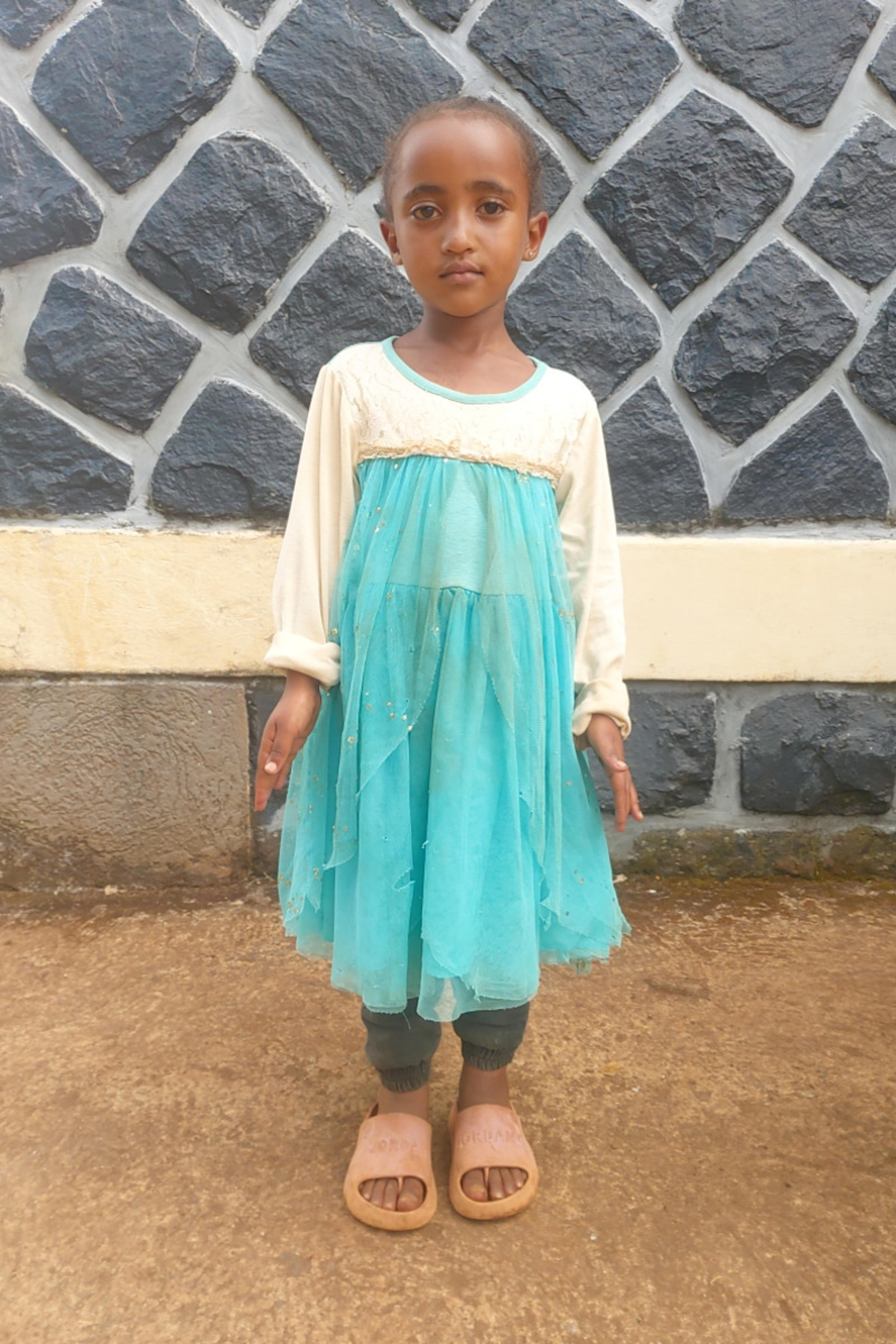 An unsponsored girl named Bontu from Ethiopia who lives in an AIDS-affected area, is vulnerable to exploitation and has waited 228 days for a sponsor.