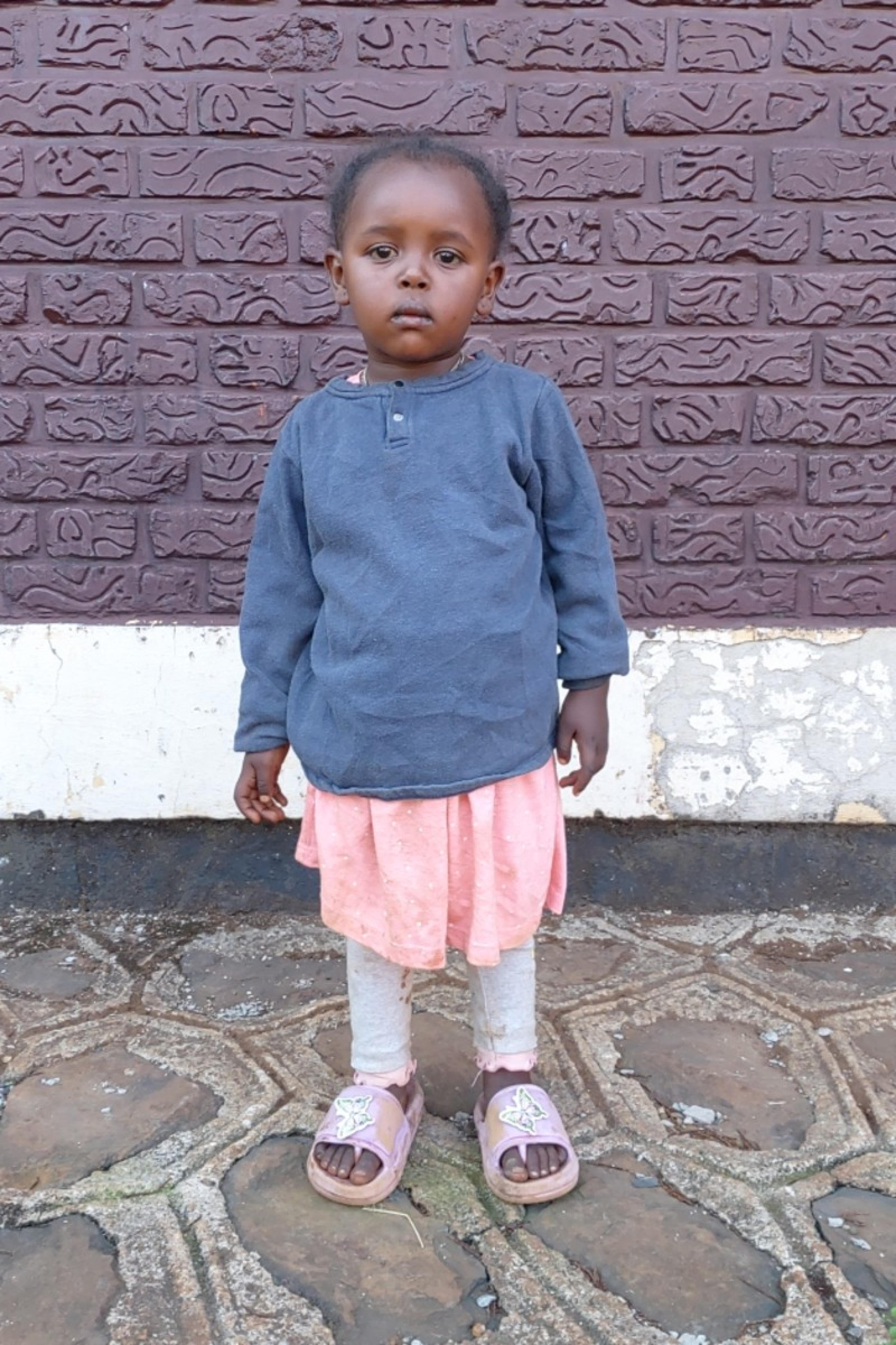 An unsponsored girl named Masho from Ethiopia who lives in an AIDS-affected area, is vulnerable to exploitation and has waited 226 days for a sponsor.