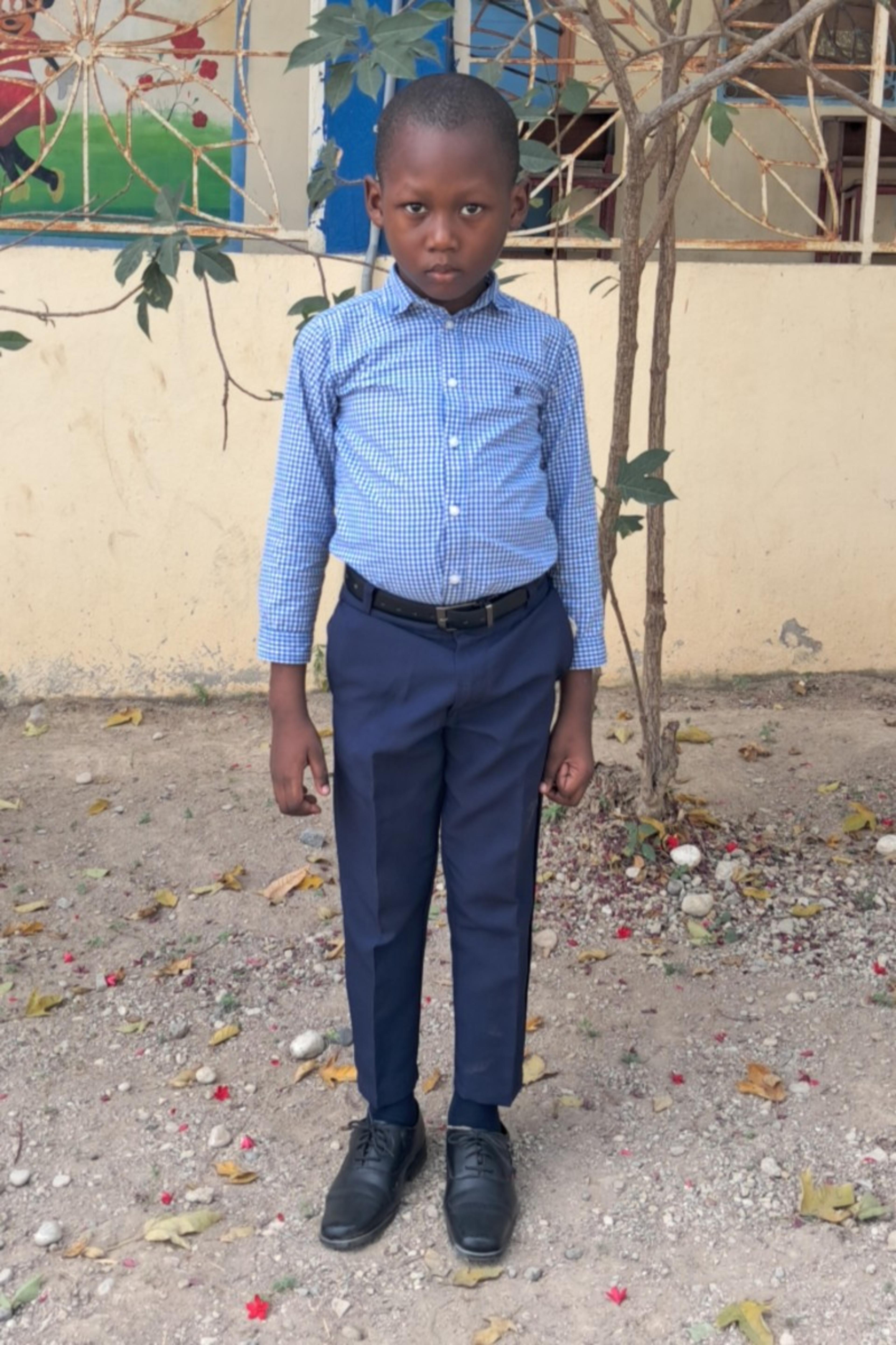 An unsponsored boy named Ariel from Haiti who is vulnerable to exploitation and has waited 240 days for a sponsor.