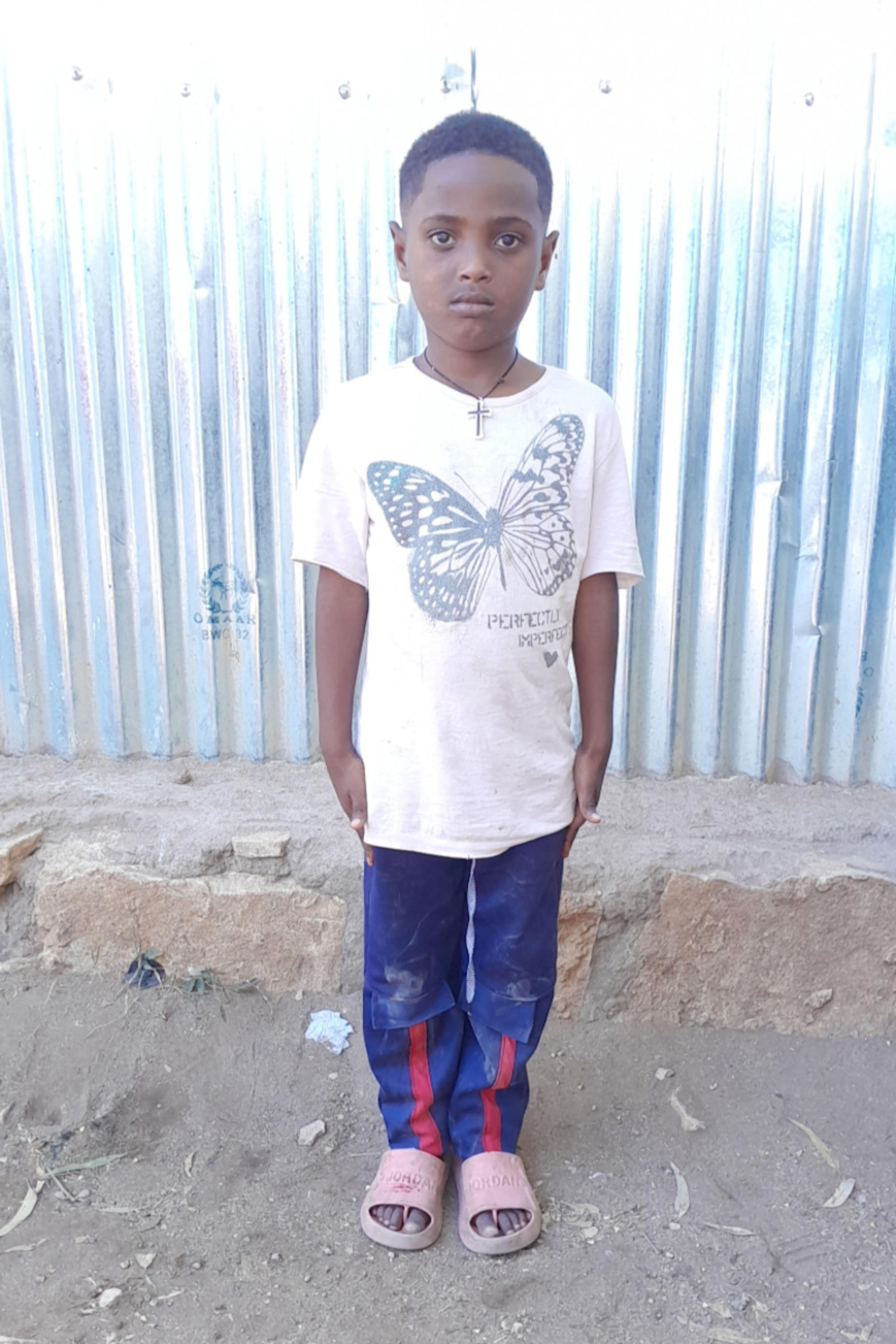 An unsponsored boy named Abenezer from Ethiopia who lives in an AIDS-affected area, is vulnerable to exploitation and has waited 207 days for a sponsor.