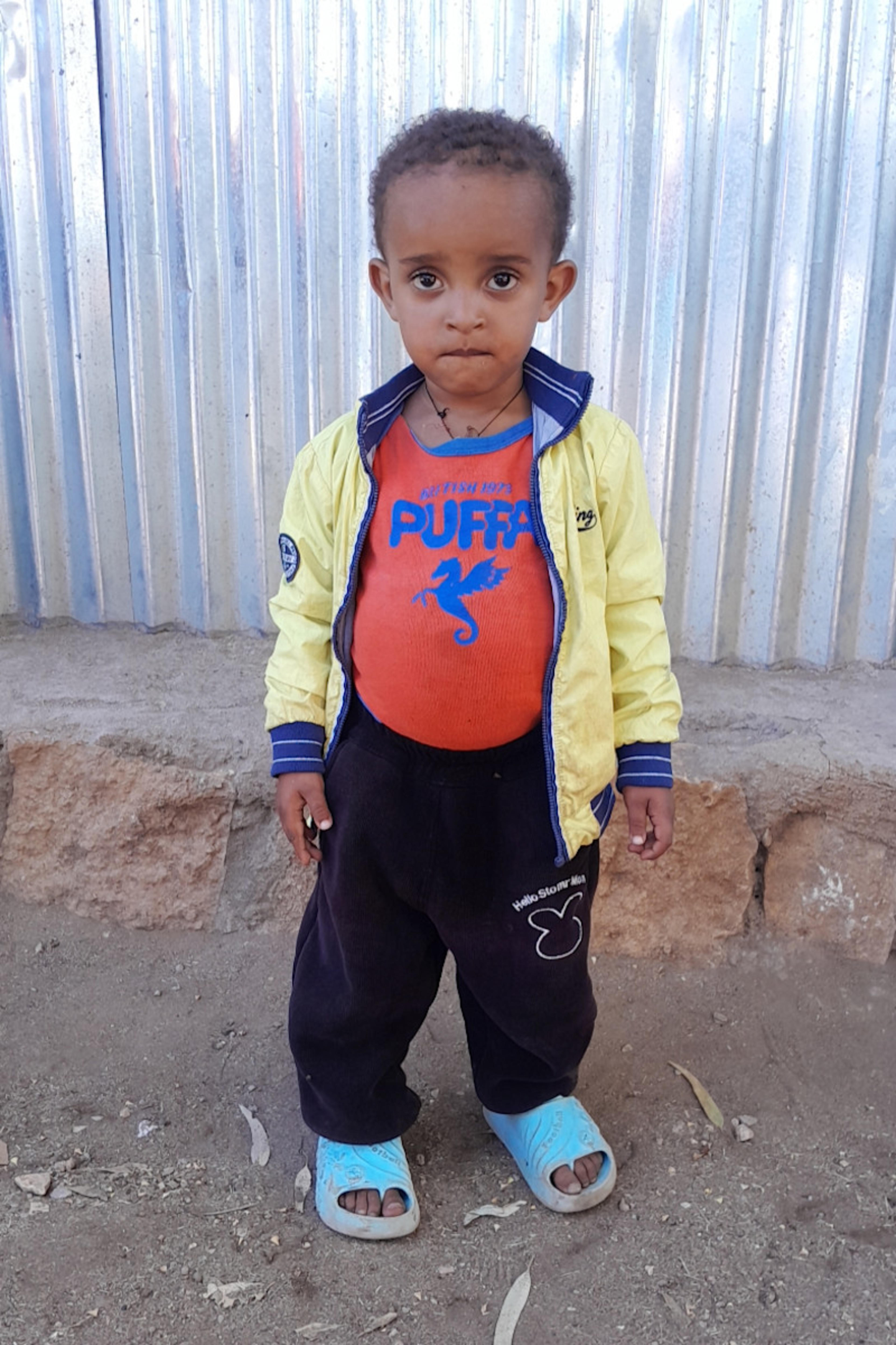 An unsponsored boy named Aminu from Ethiopia who lives in an AIDS-affected area, is vulnerable to exploitation and has waited 209 days for a sponsor.