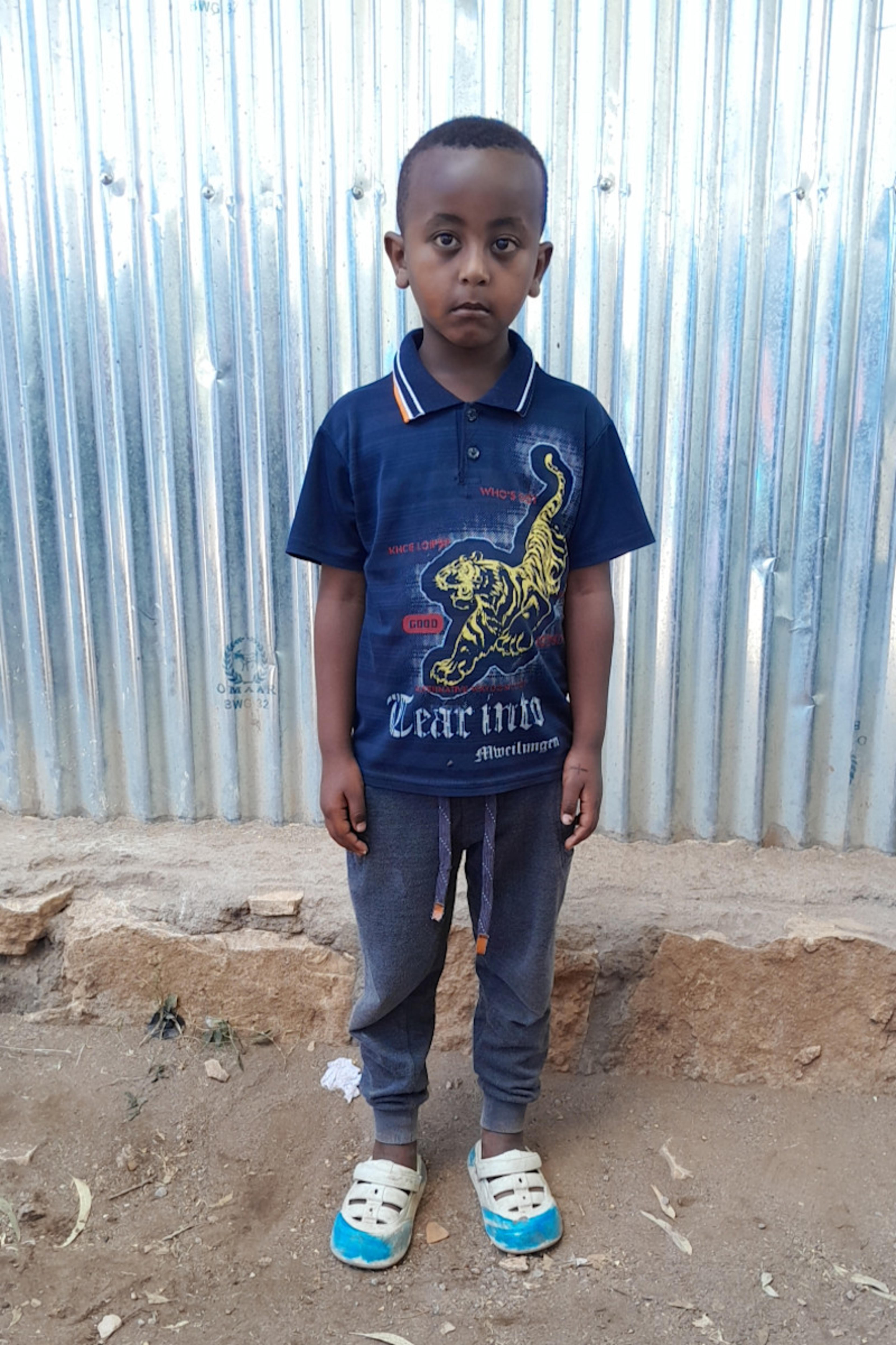 An unsponsored boy named Miki from Ethiopia who lives in an AIDS-affected area, is vulnerable to exploitation and has waited 209 days for a sponsor.