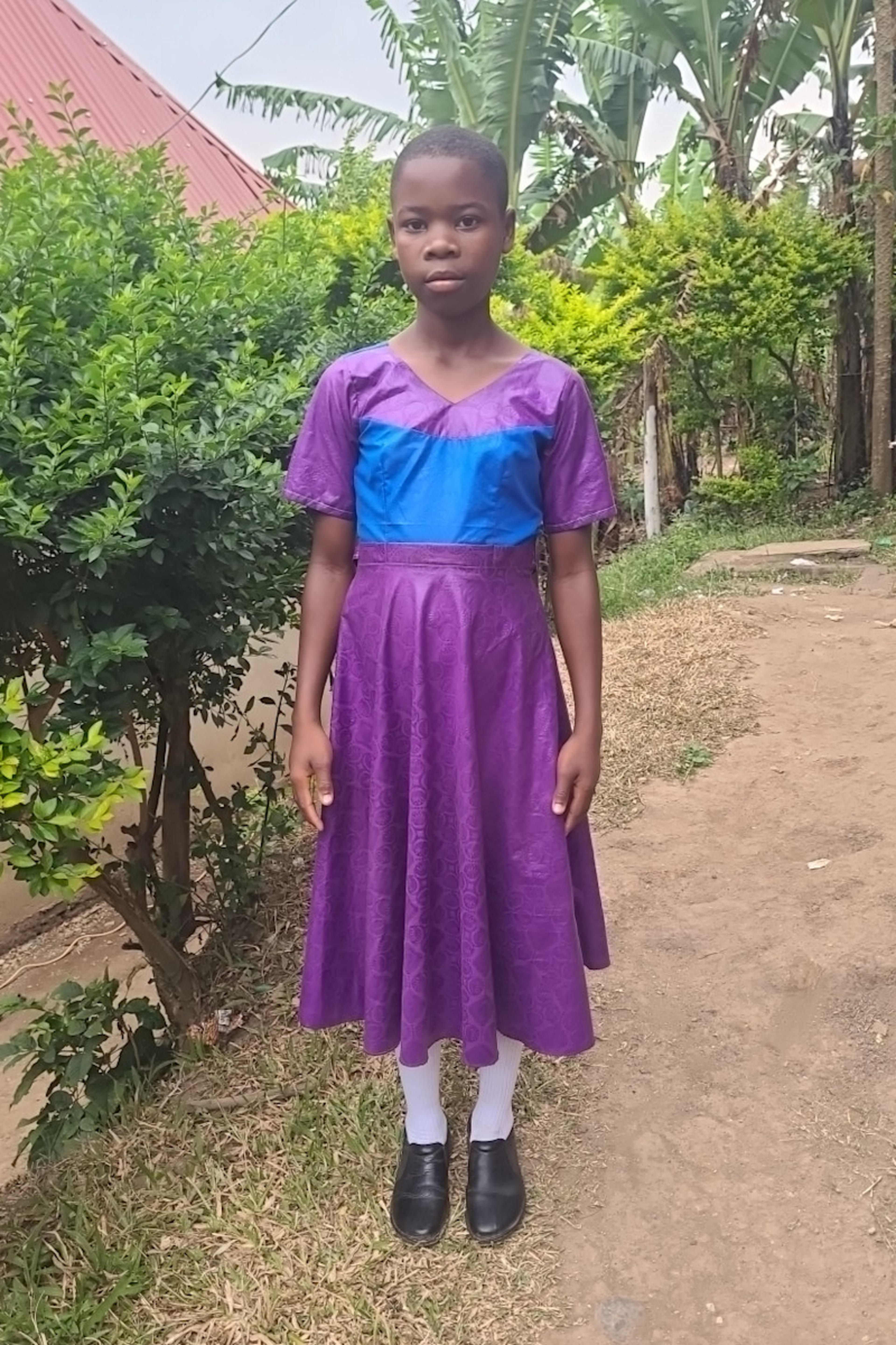 An unsponsored girl named Naome from Uganda who lives in an AIDS-affected area, is vulnerable to exploitation and has waited 482 days for a sponsor.