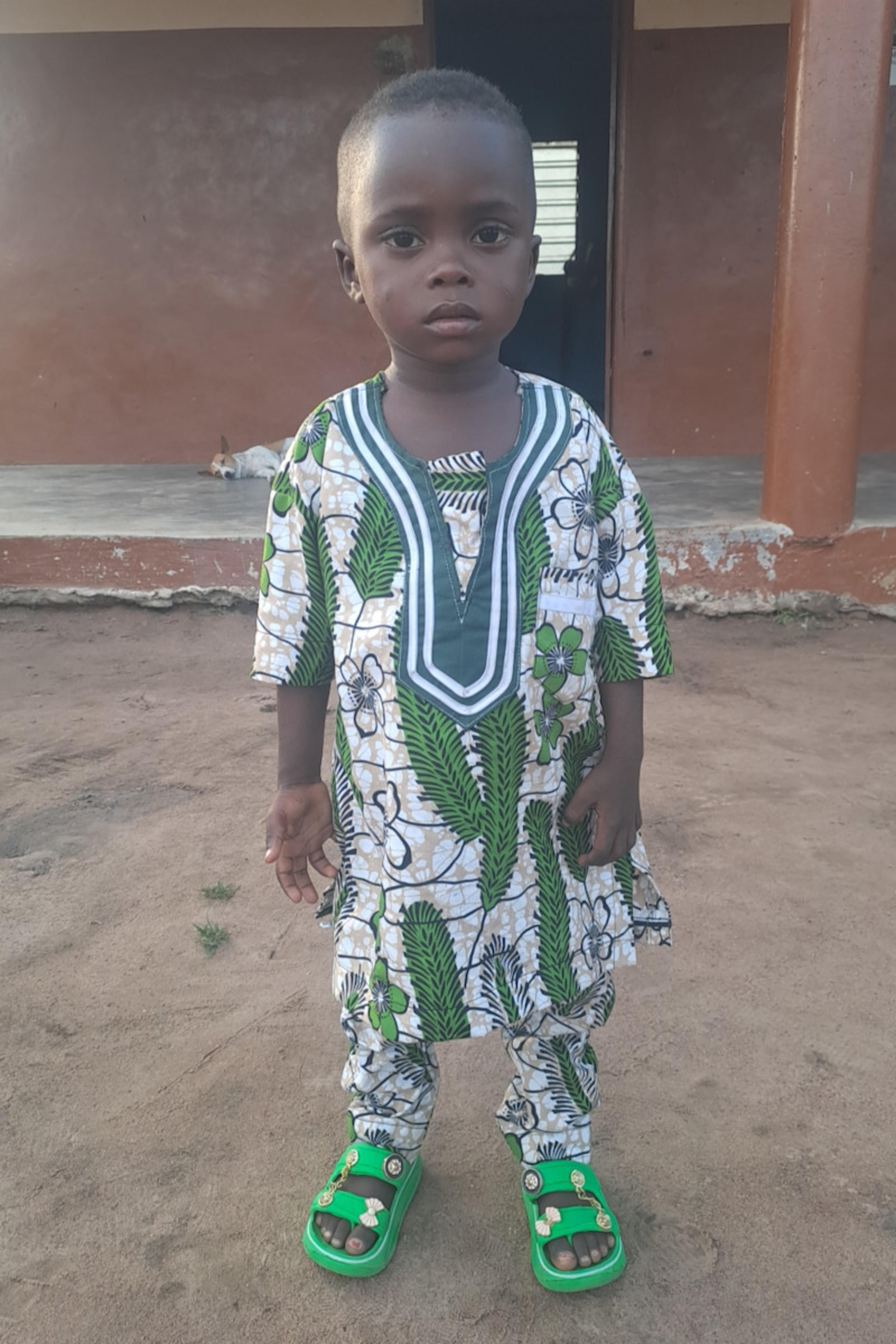 An unsponsored boy named Emmanuel from Togo who lives in an AIDS-affected area, is vulnerable to exploitation and has waited 315 days for a sponsor.