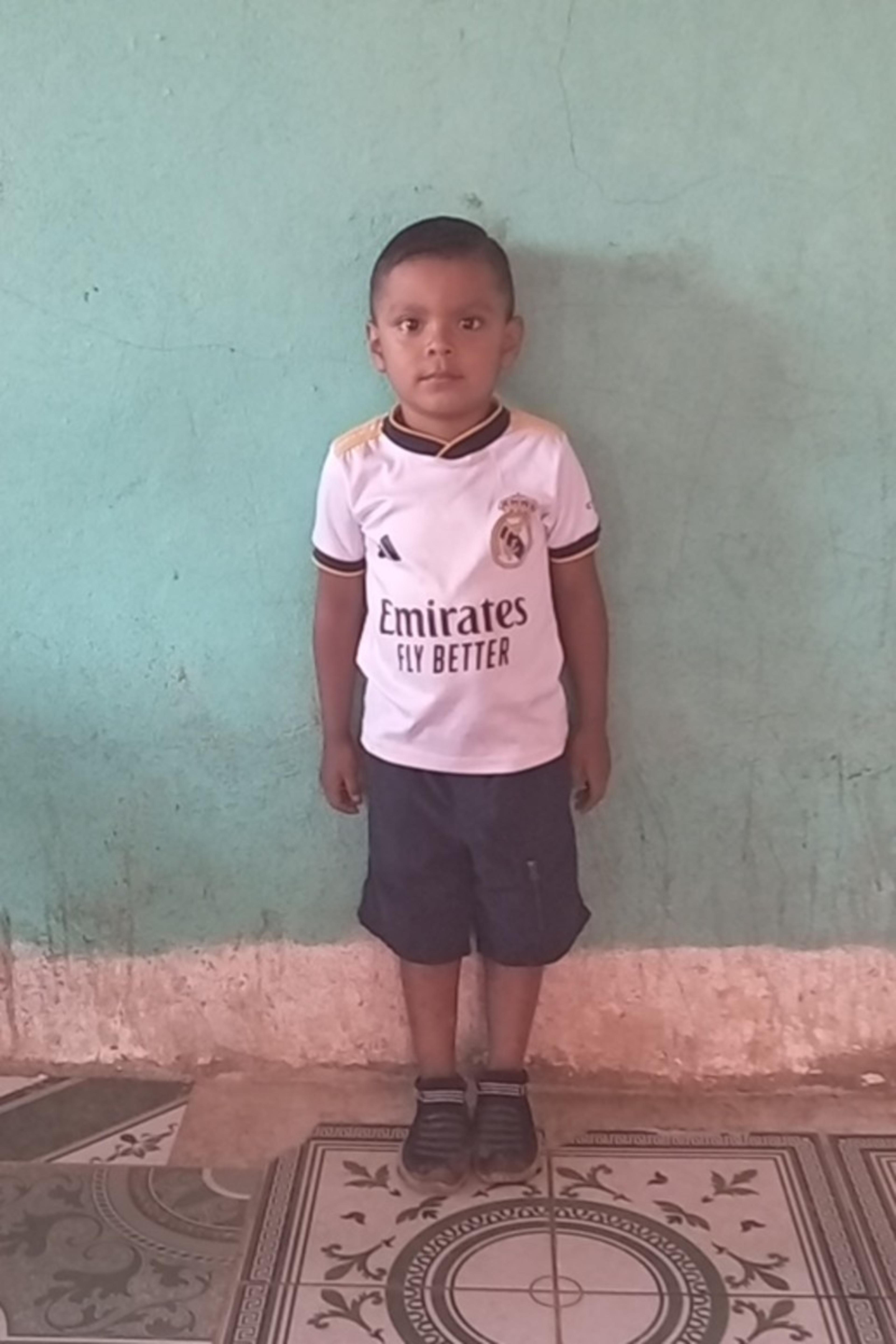An unsponsored boy named Elian from Nicaragua who has waited 886 days for a sponsor.
