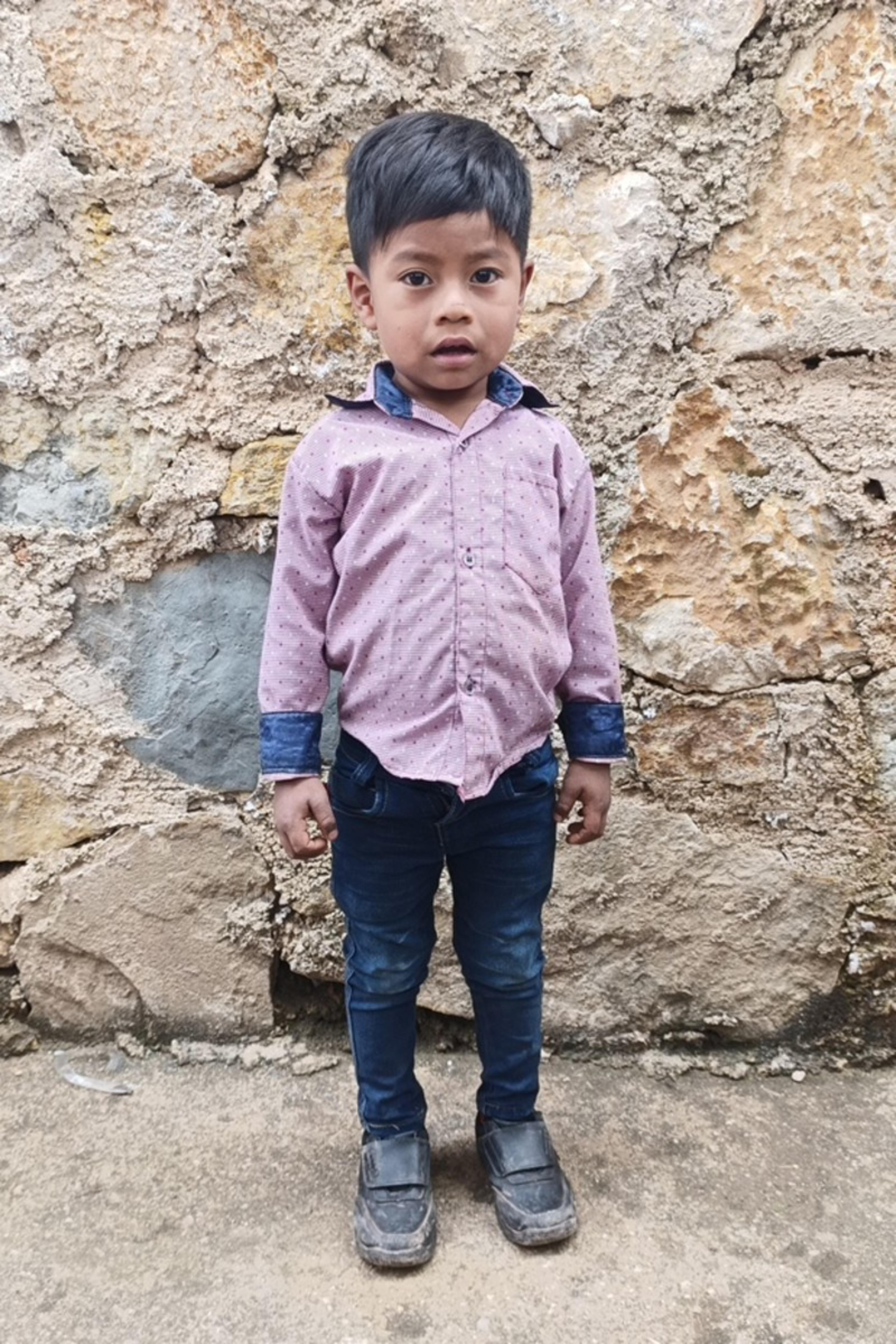 An unsponsored boy named Agustin from Mexico who has waited 375 days for a sponsor.