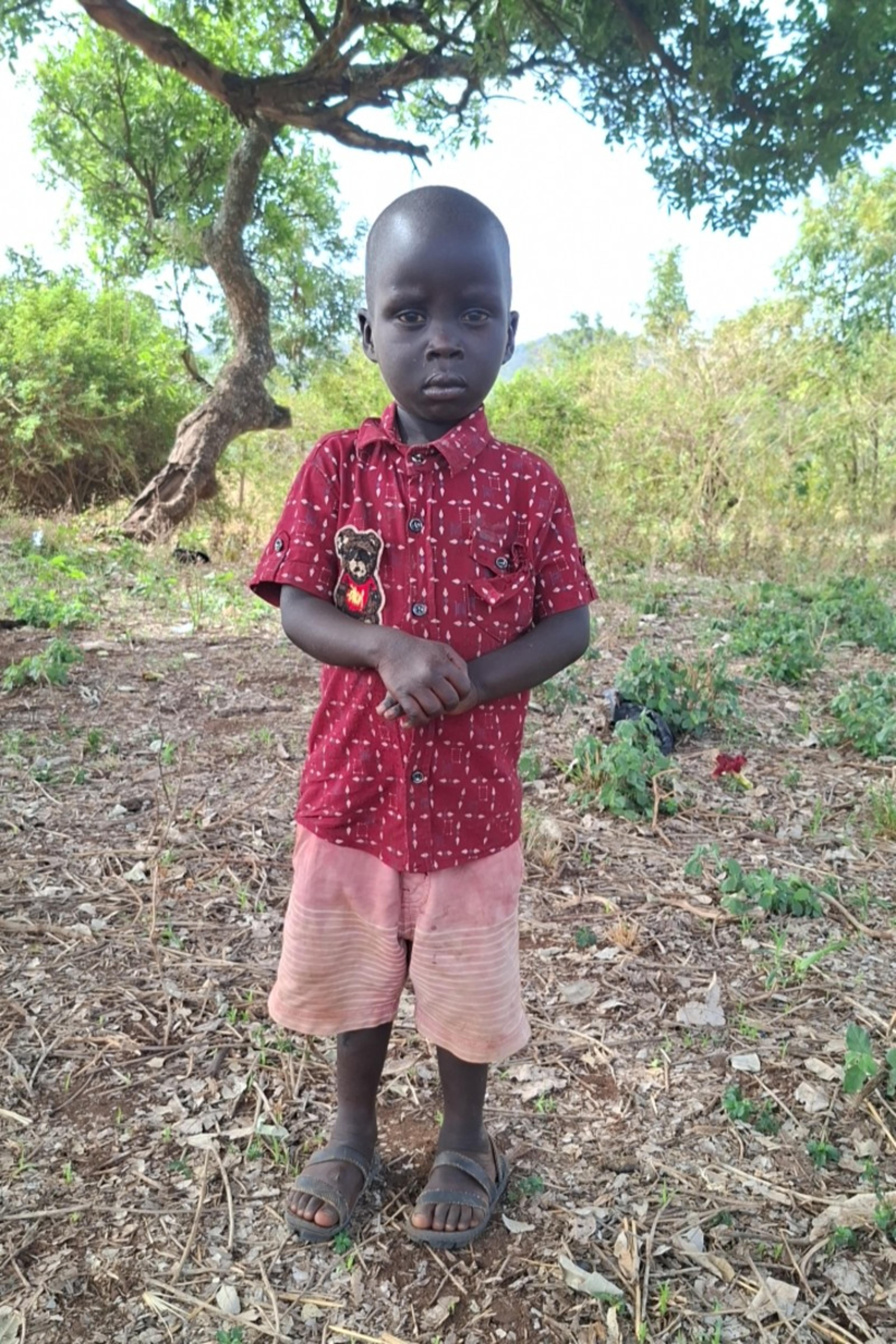 An unsponsored boy named Nangiro from Uganda who lives in an AIDS-affected area, is vulnerable to exploitation and has waited 213 days for a sponsor.