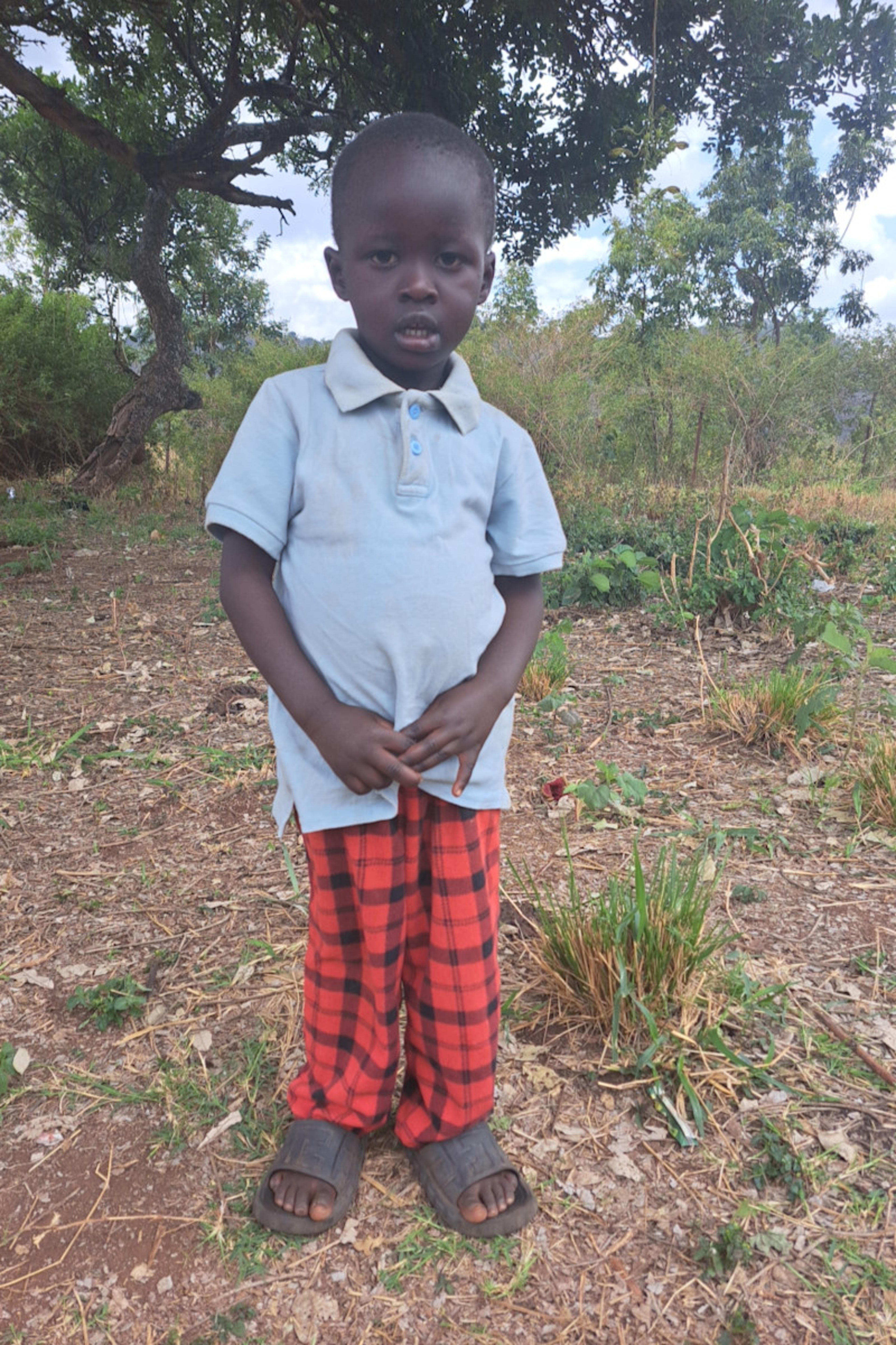 An unsponsored boy named Lotyang from Uganda who lives in an AIDS-affected area, is vulnerable to exploitation and has waited 199 days for a sponsor.