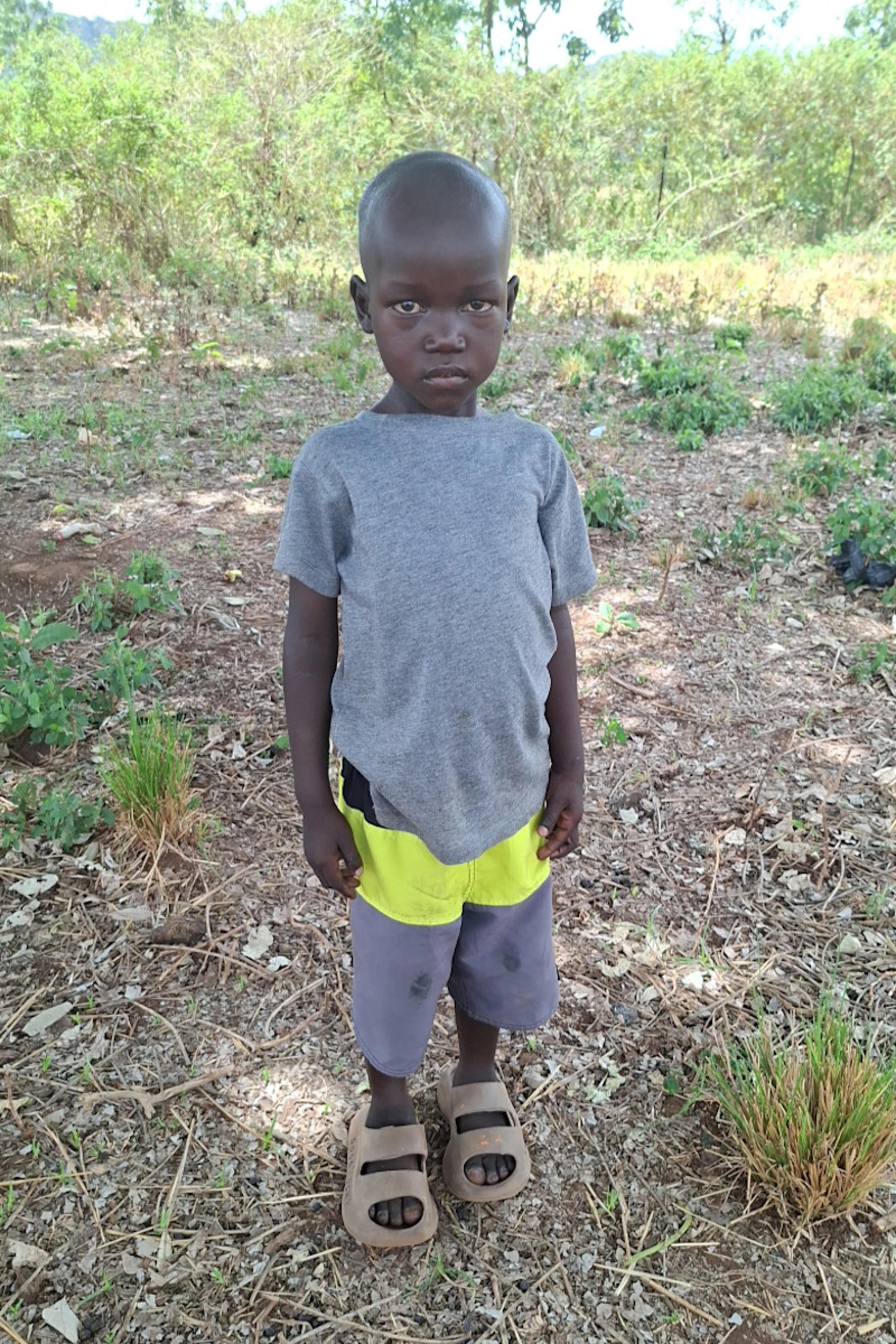 An unsponsored boy named Lokwang from Uganda who lives in an AIDS-affected area, is vulnerable to exploitation and has waited 213 days for a sponsor.