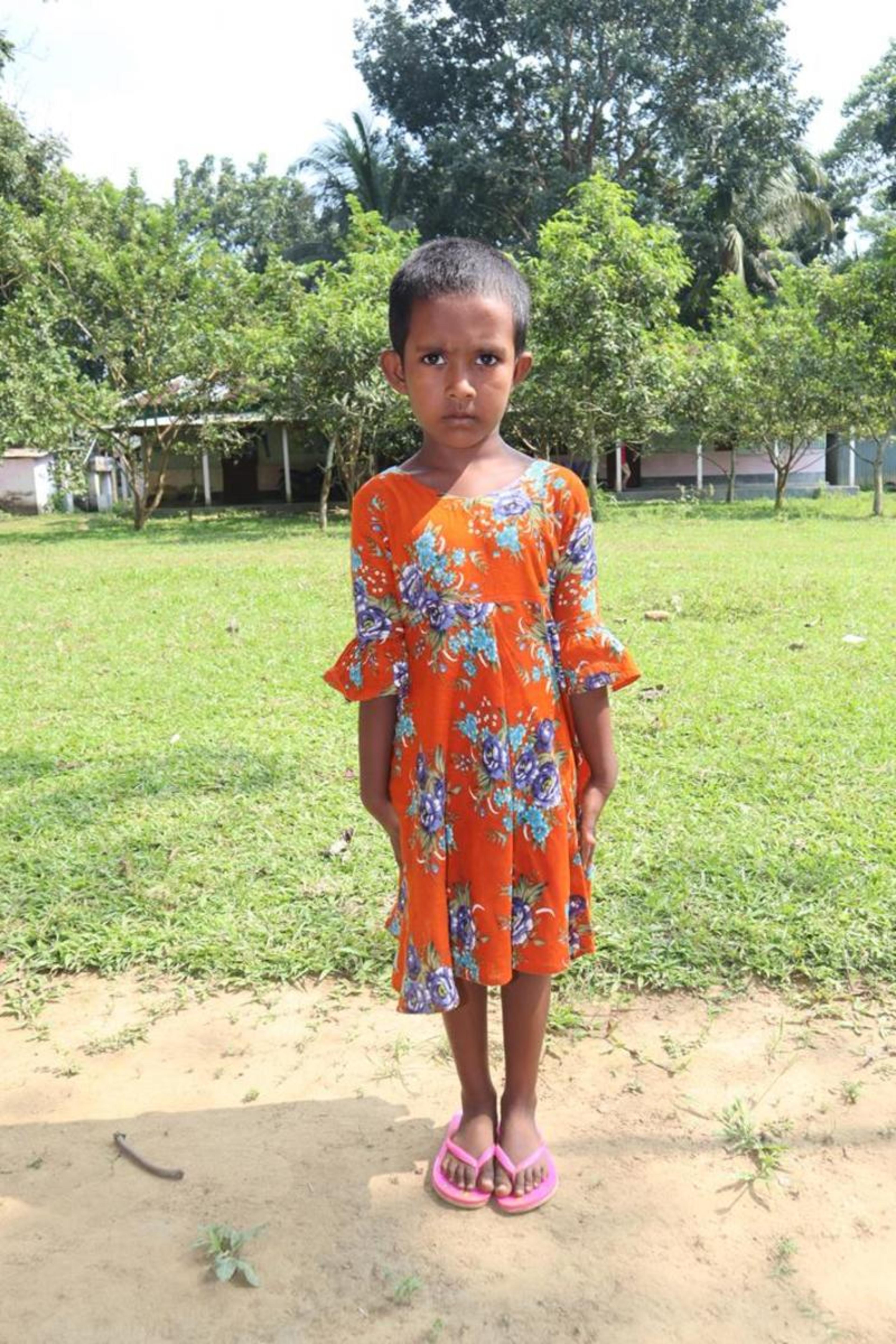 An unsponsored girl named Jannatul from Bangladesh who is vulnerable to exploitation and has waited 489 days for a sponsor.